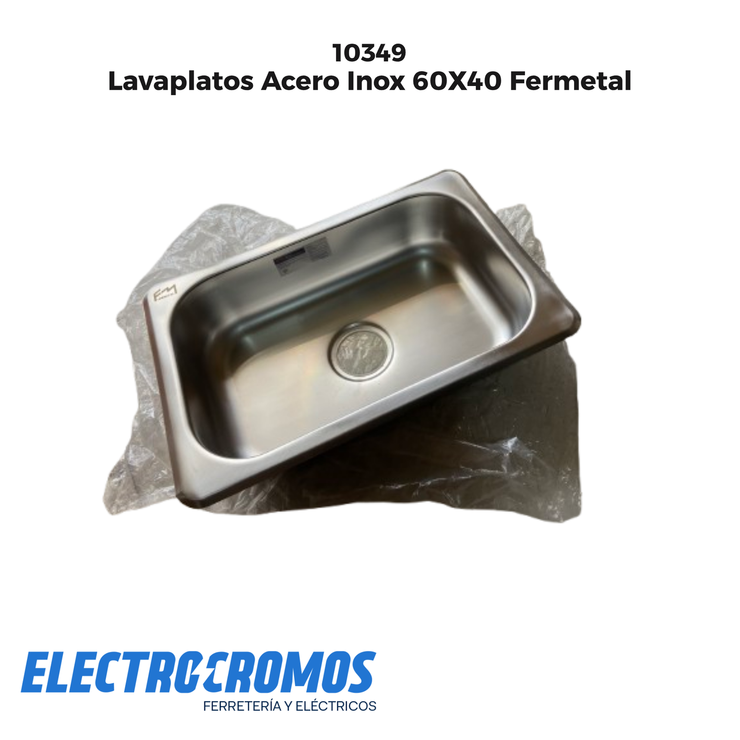 Lavaplatos Acero Inox 60X40 Fermetal FRE-1000