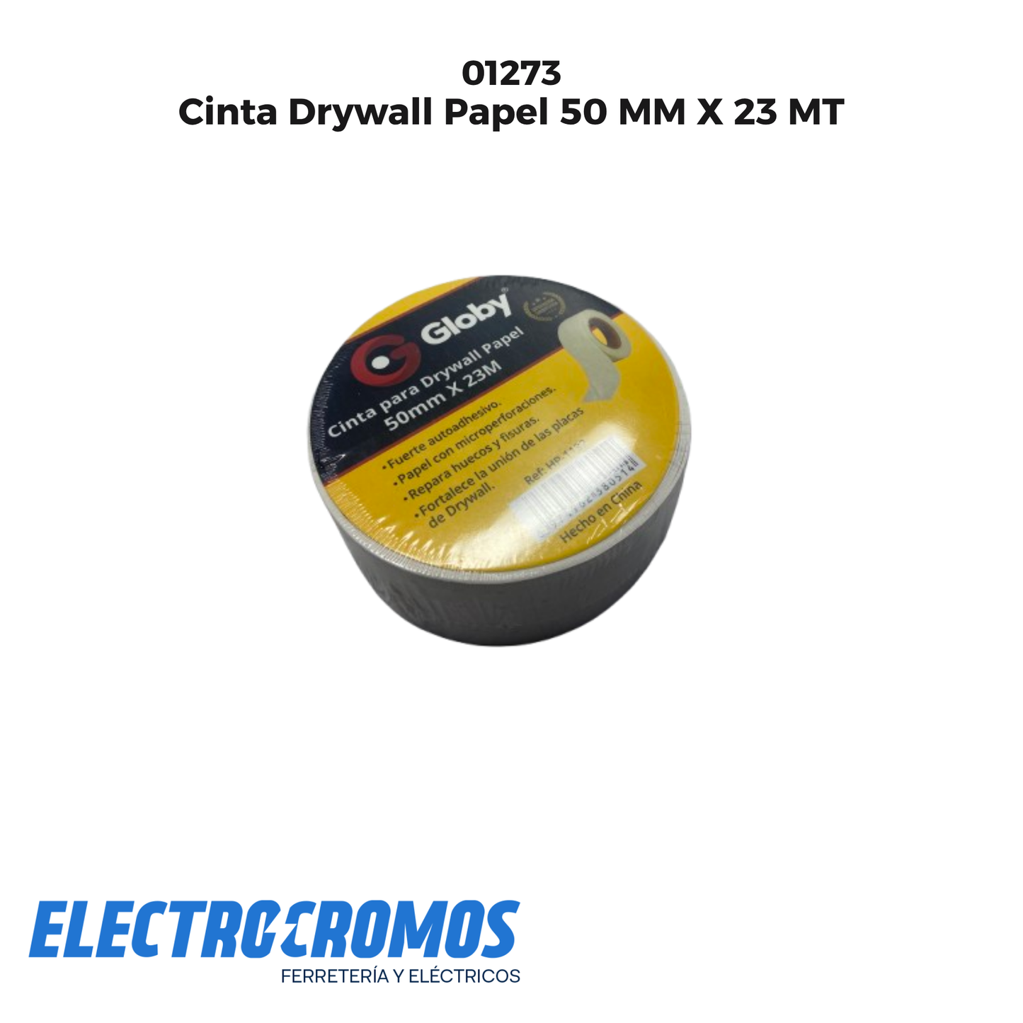 Cinta Drywall Papel 50 MM X 23 MT