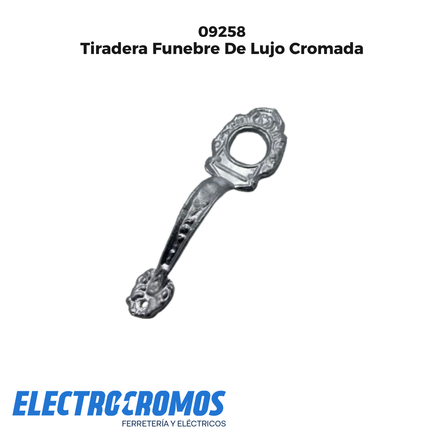 Tiradera Funebre De Lujo Cromada