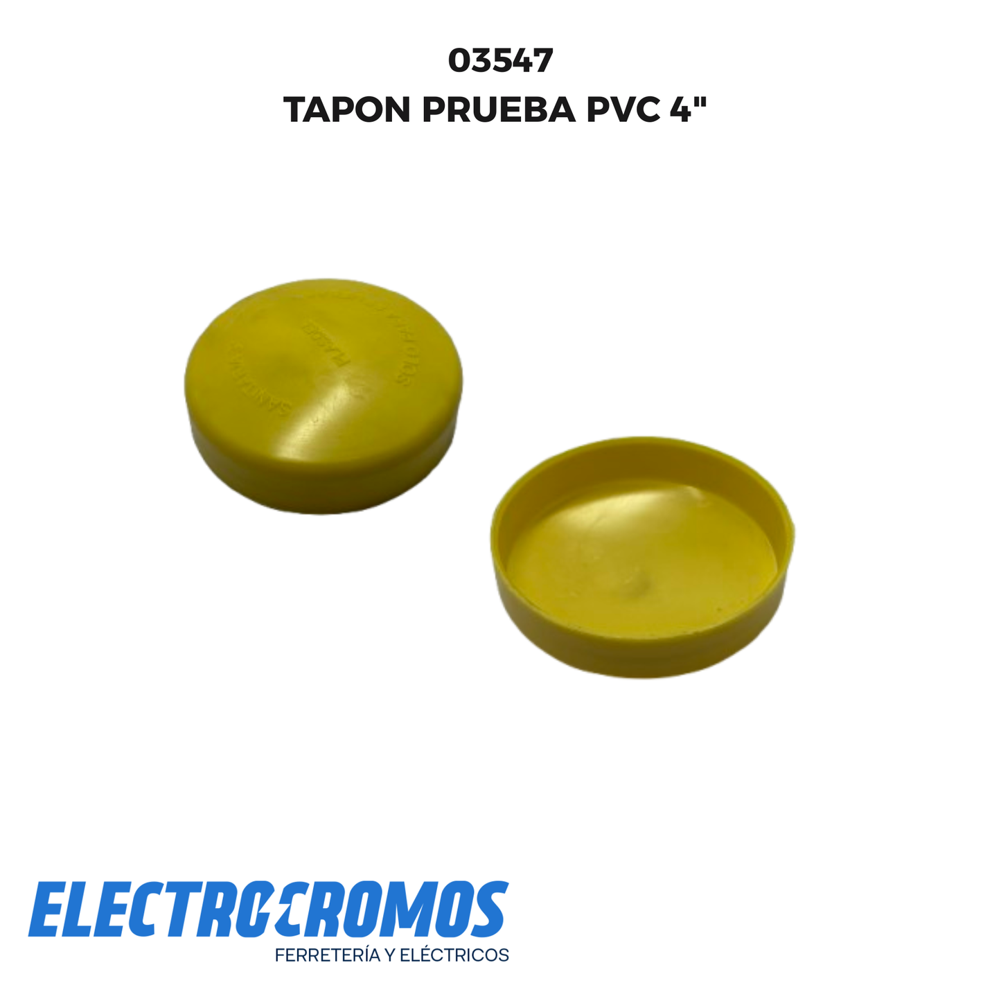 TAPON PRUEBA PVC 4"