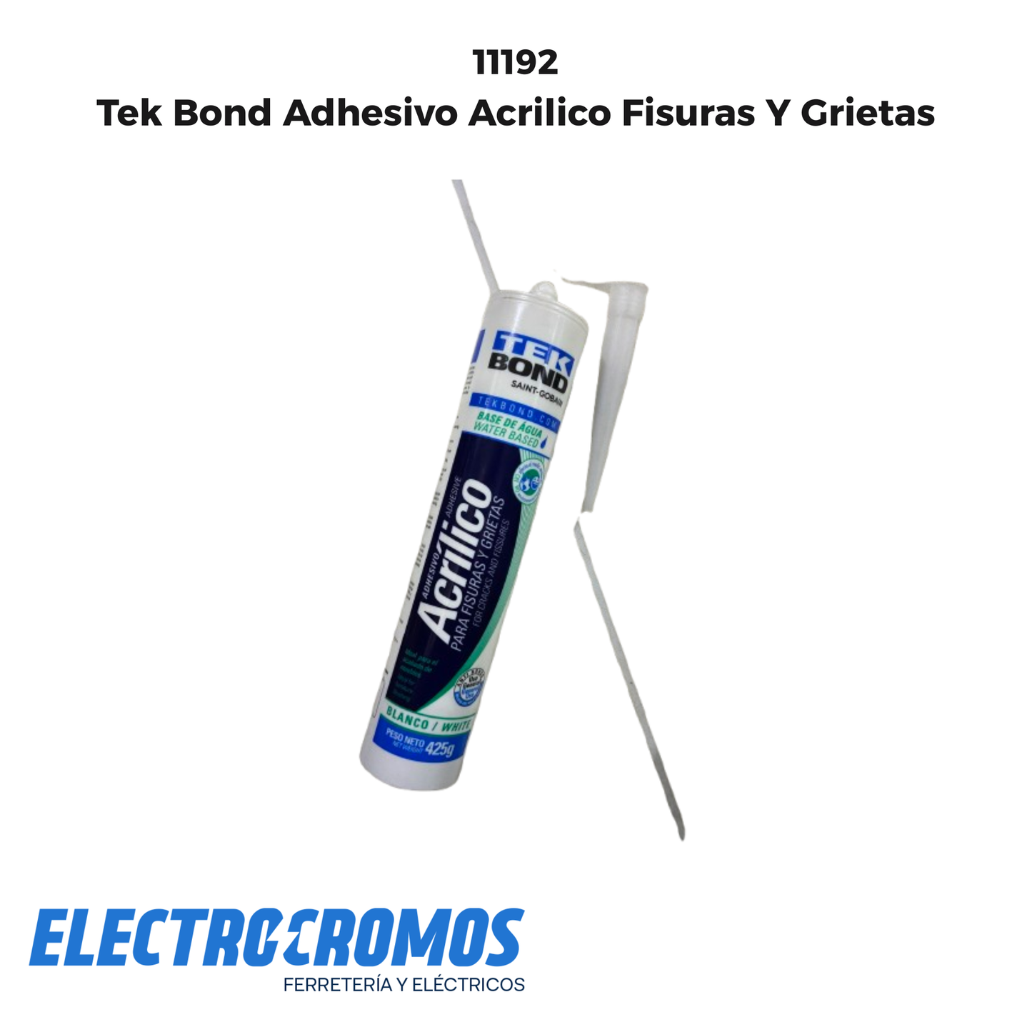 Tek Bond Adhesivo Acrilico Fisuras Y Grietas