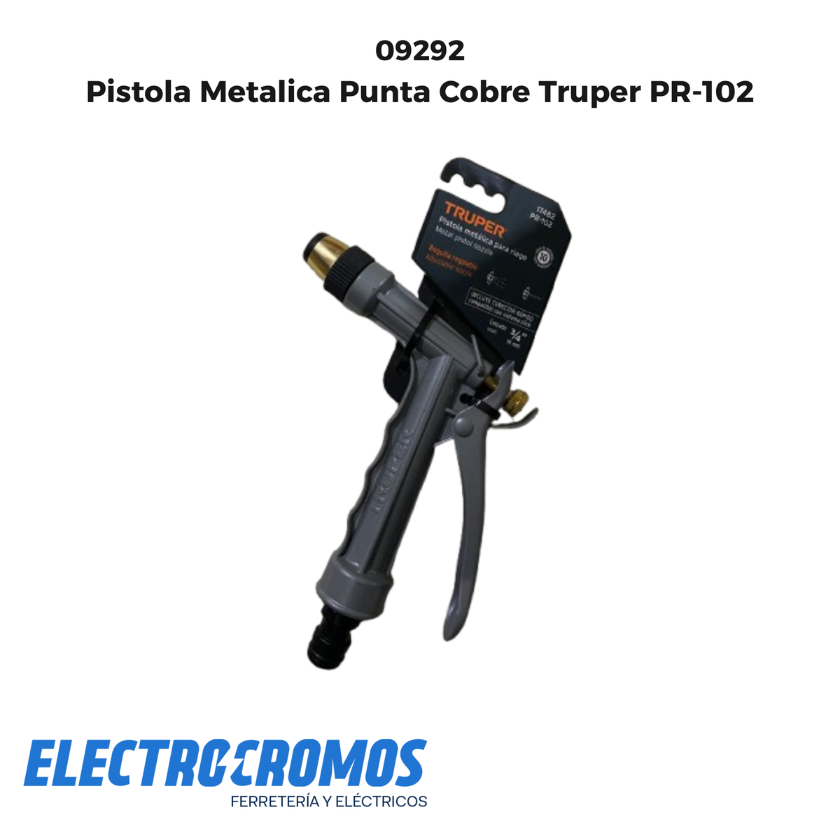 Pistola Metalica Punta Cobre Truper PR-102