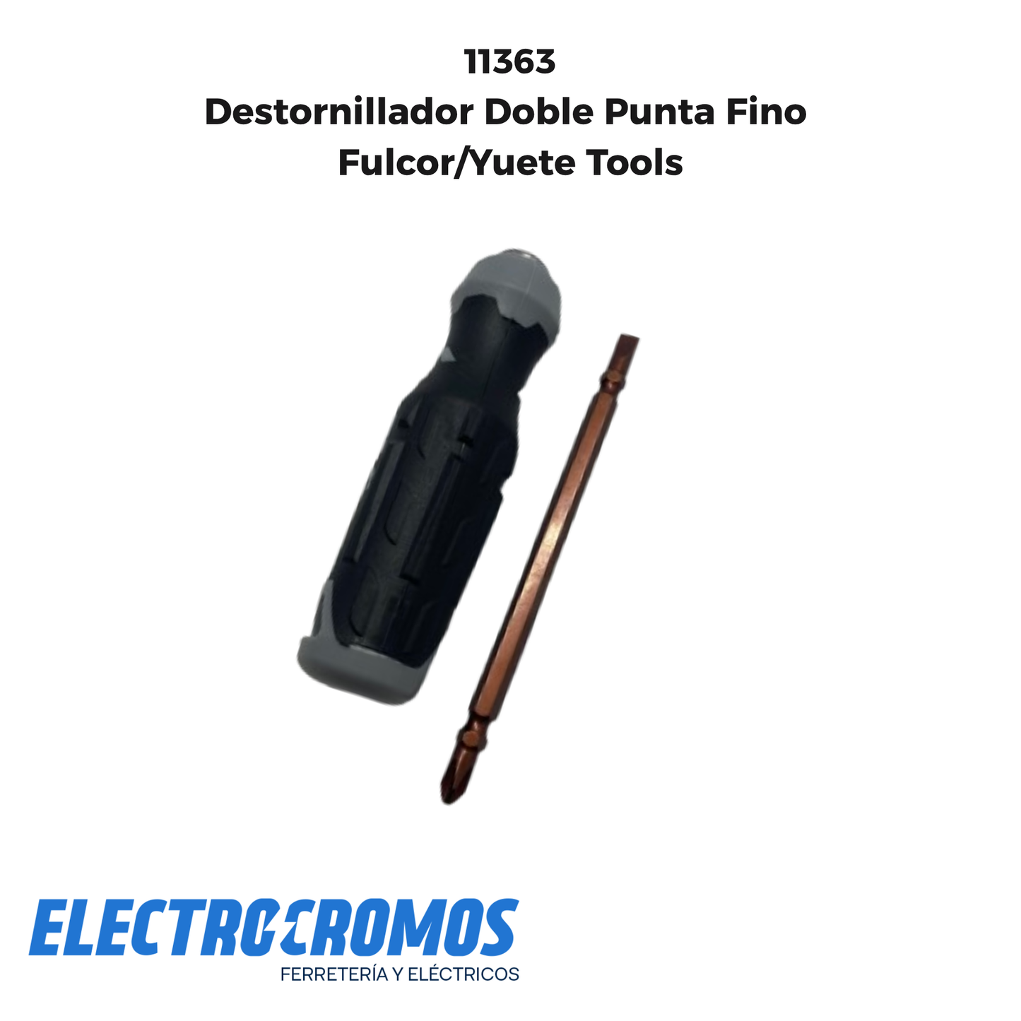 Destornillador Doble Punta Fino Fulcor/Yuete Tools