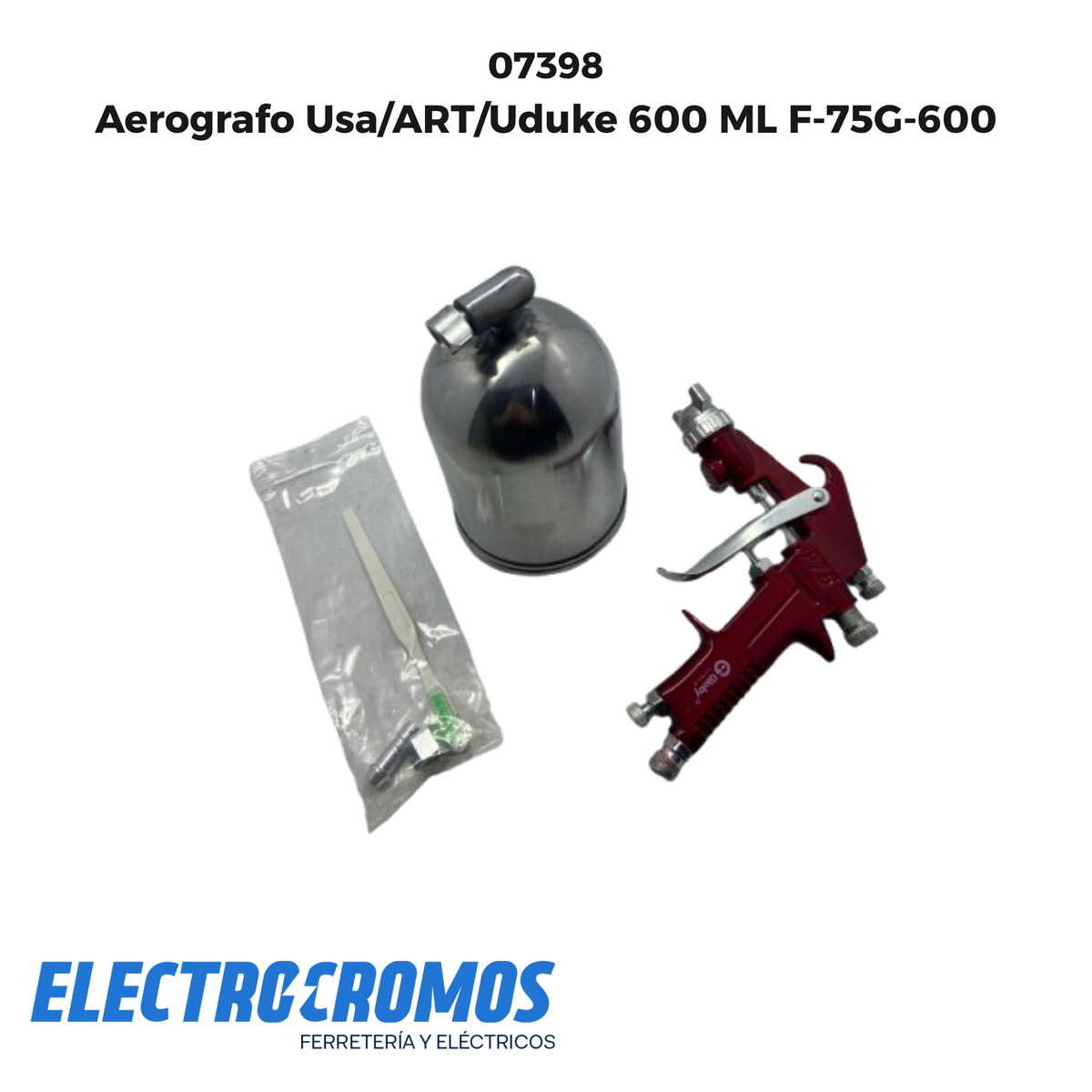 Aerografo Usa/ART/Uduke 600 ML F-75G-600