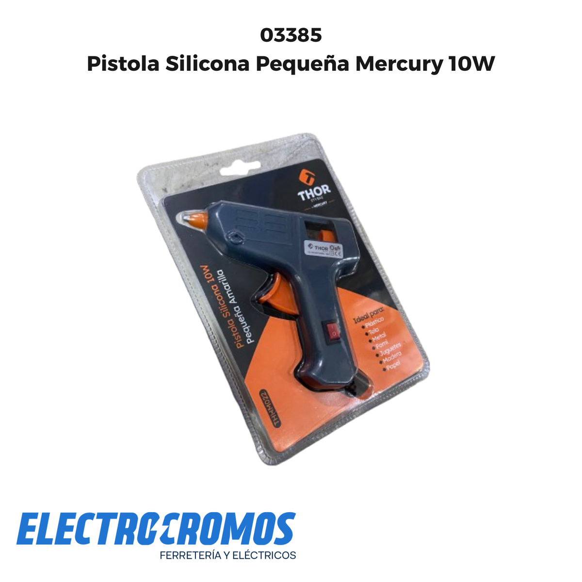 Pistola Silicona Pequeña Mercury 10W