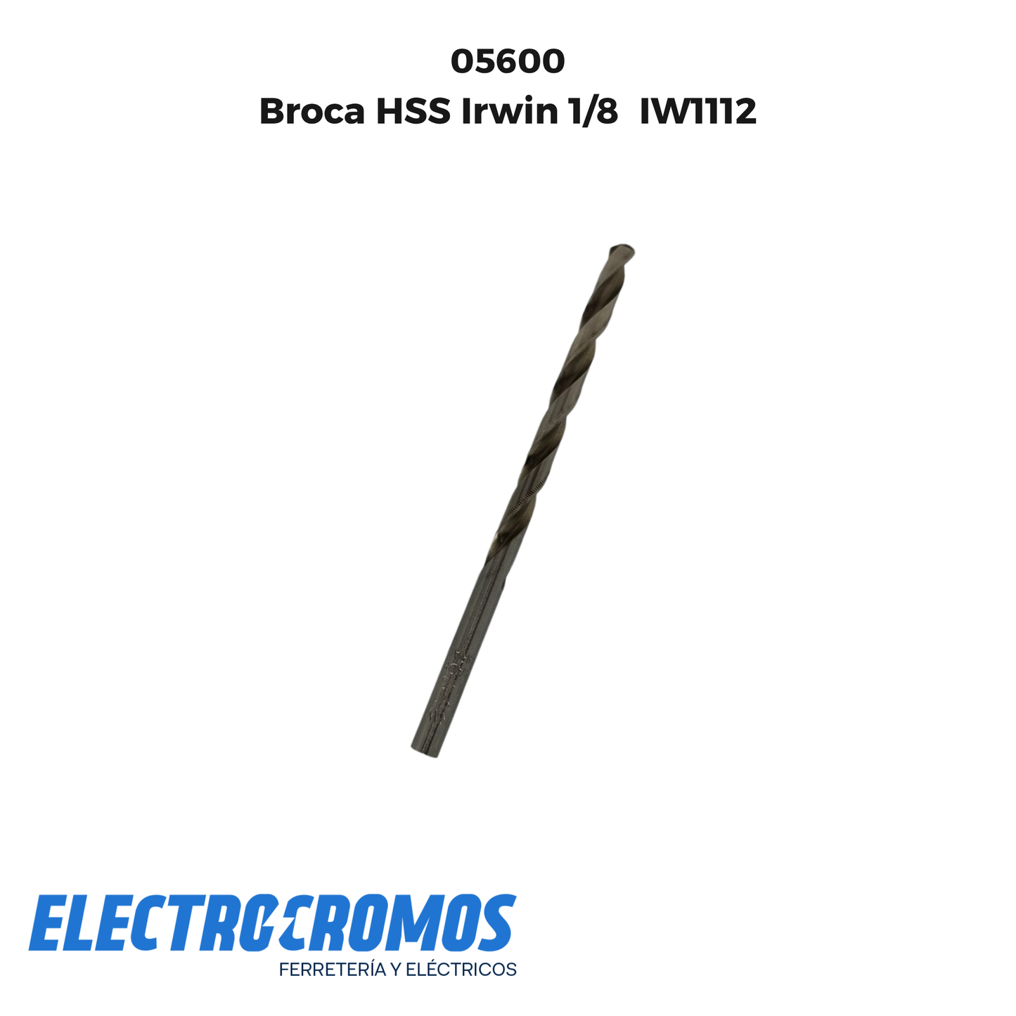 Broca HSS Irwin 1/8 IW1112