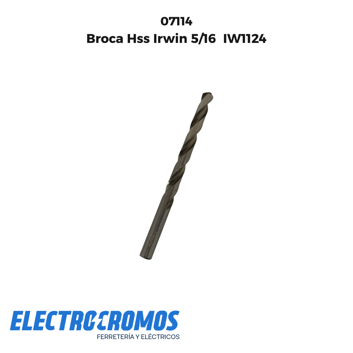 Broca Hss Irwin 5/16 IW1124