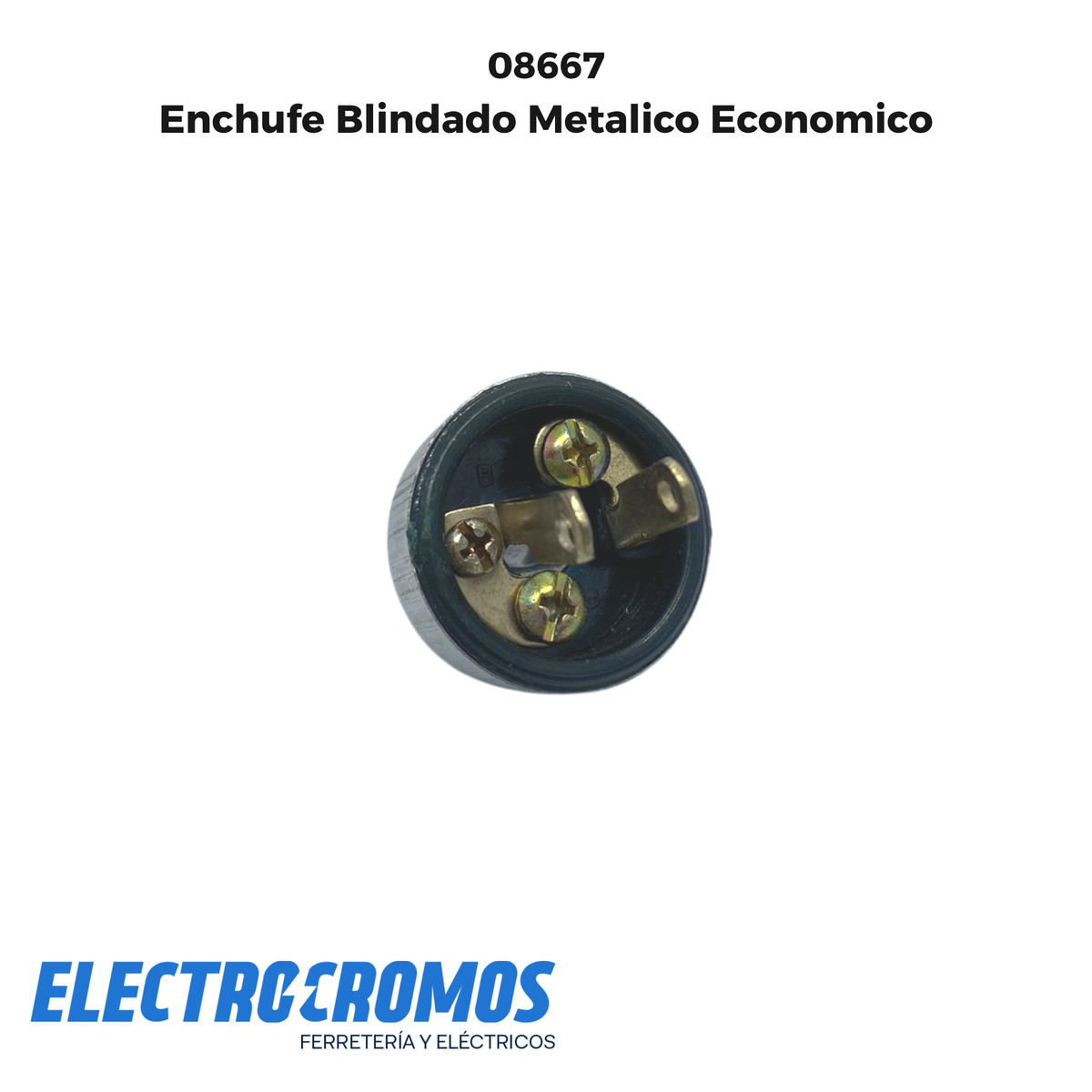 Enchufe Blindado Metalico Economico