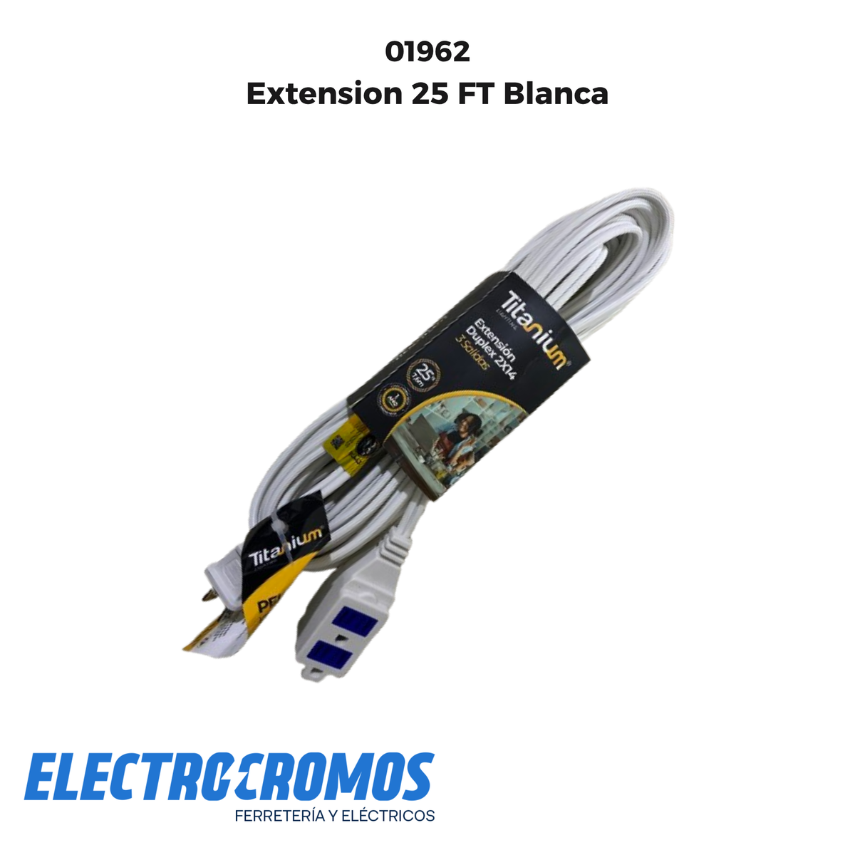 Extension 25 FT Blanca