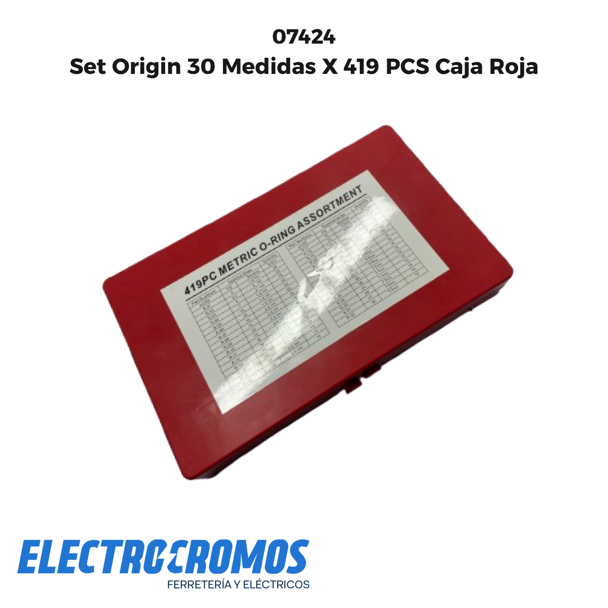 Set Origin 30 Medidas X 419 PCS Caja Roja