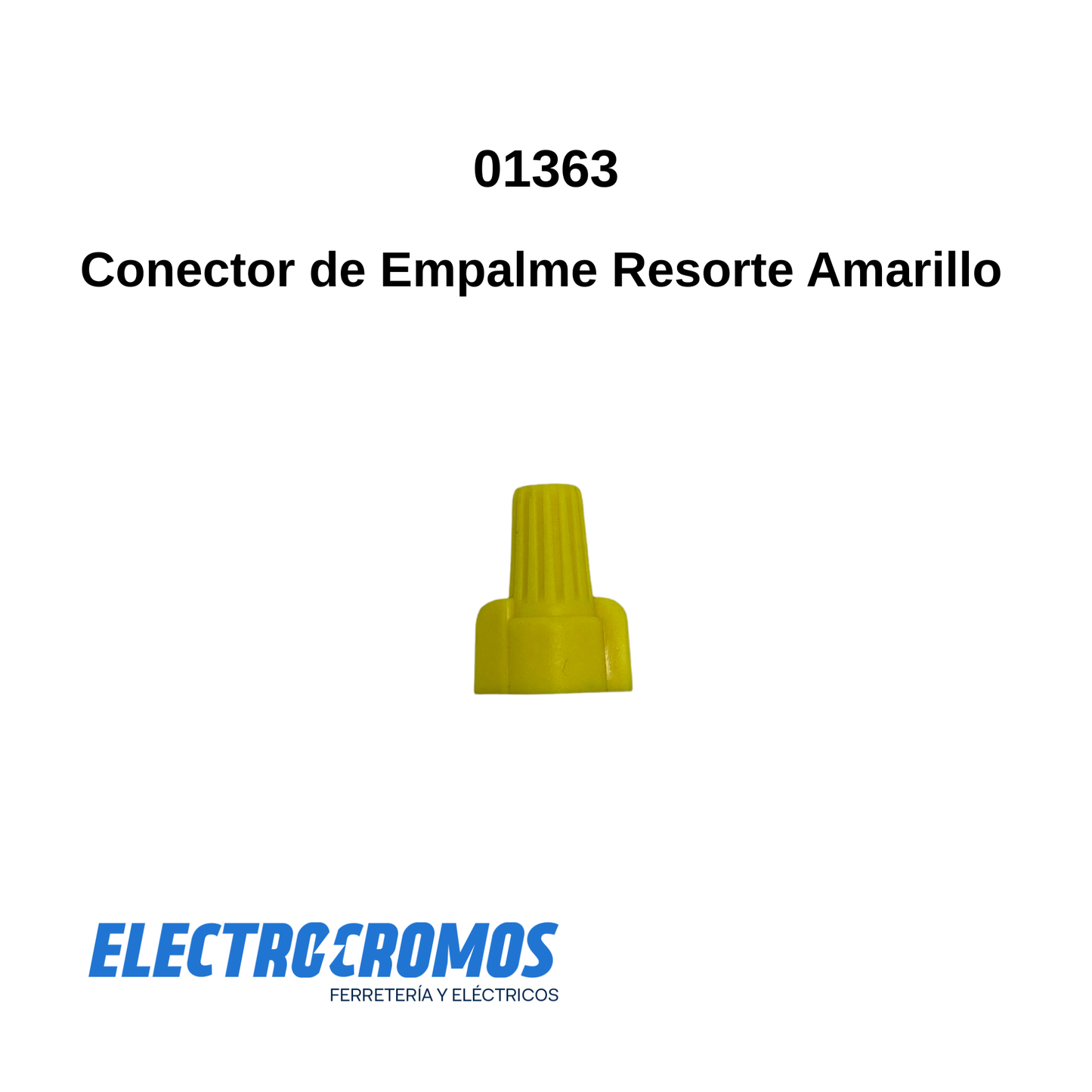 Conector De Empalme Resorte Amarillo