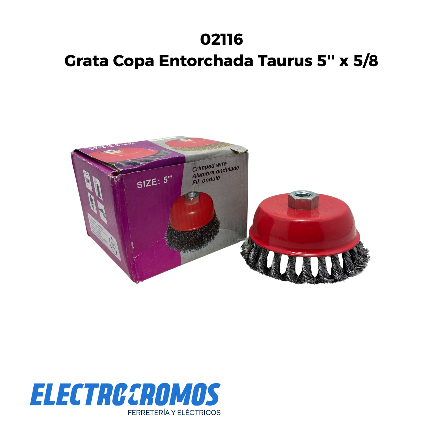 Grata Copa Entorchada Taurus 5'' x 5/8