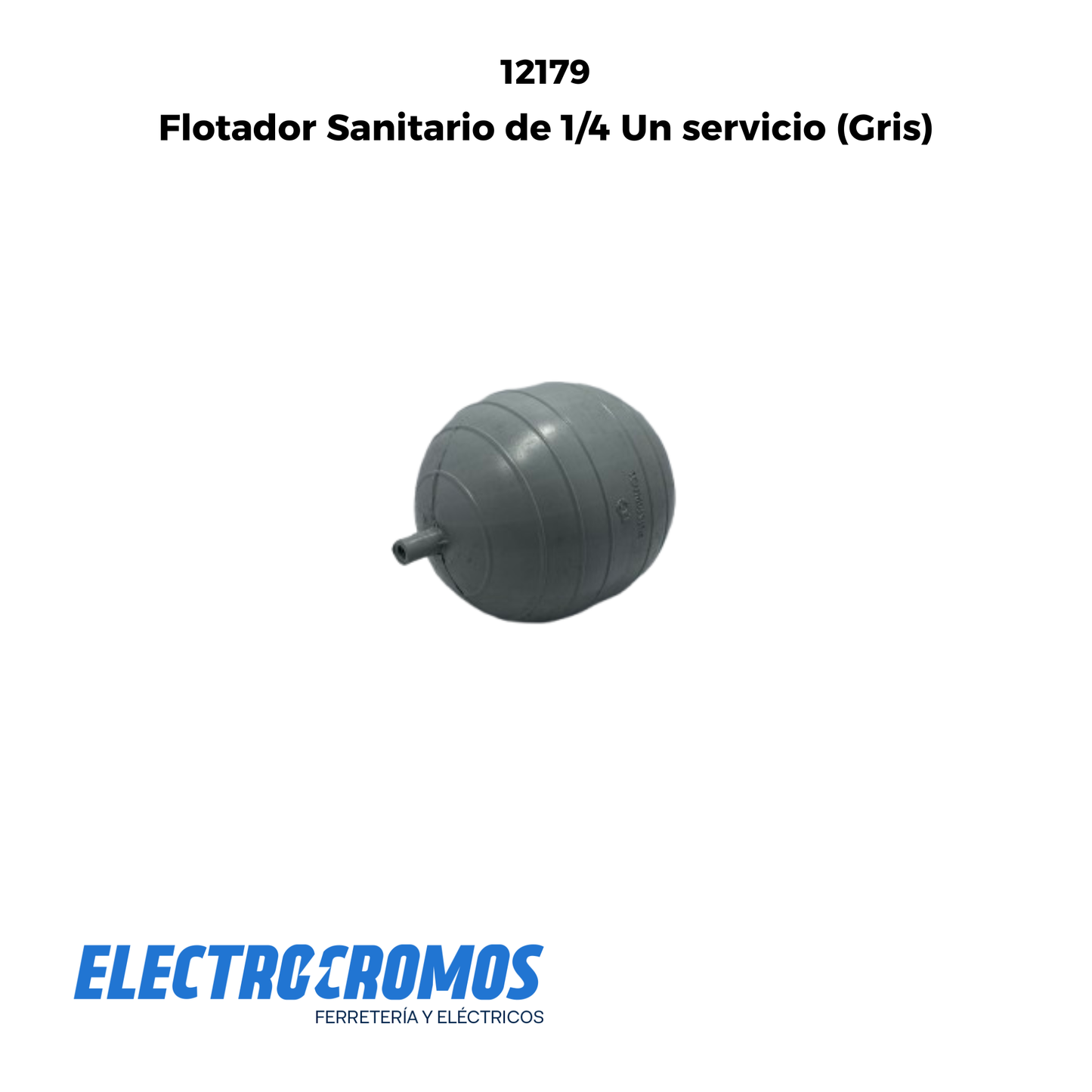 Flotador Sanitario de 1/4 Un servicio (Gris)