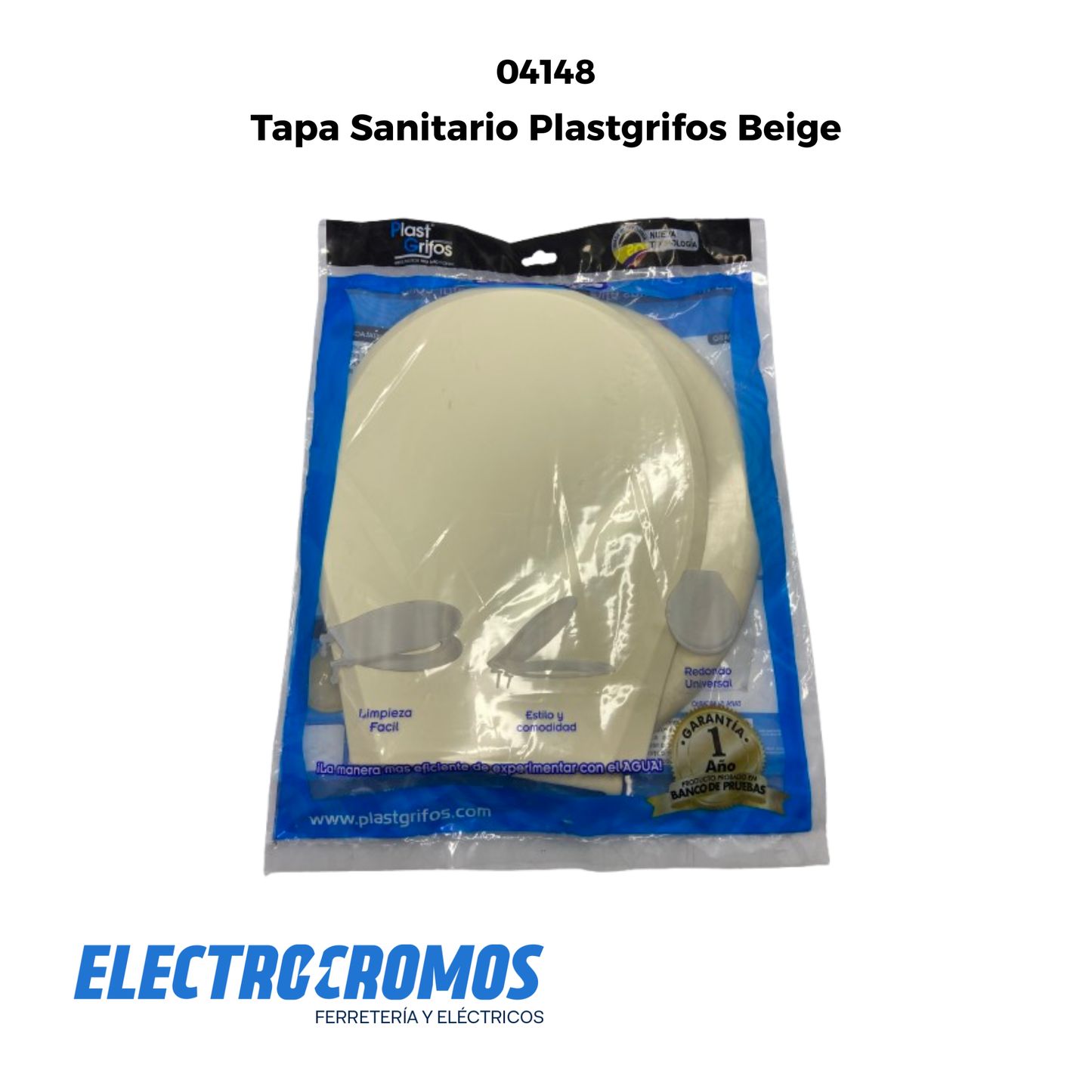 Tapa Sanitario Plastgrifos Beige