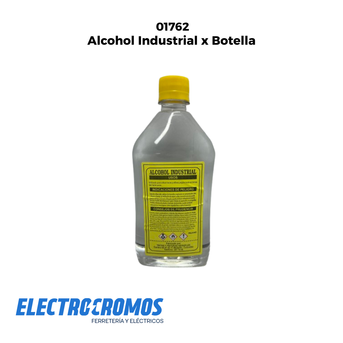 Alcohol Industrial x Botella