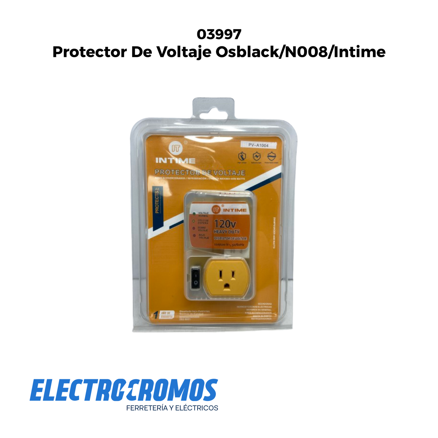 Protector De Voltaje Osblack/N008/Intime