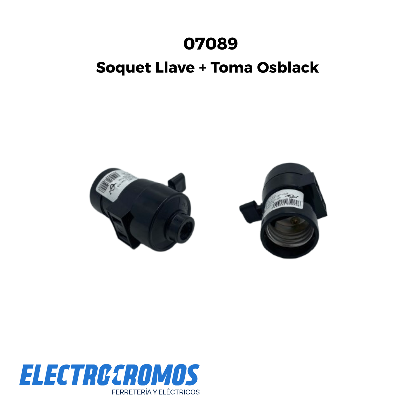 Soquet Llave + Toma Osblack