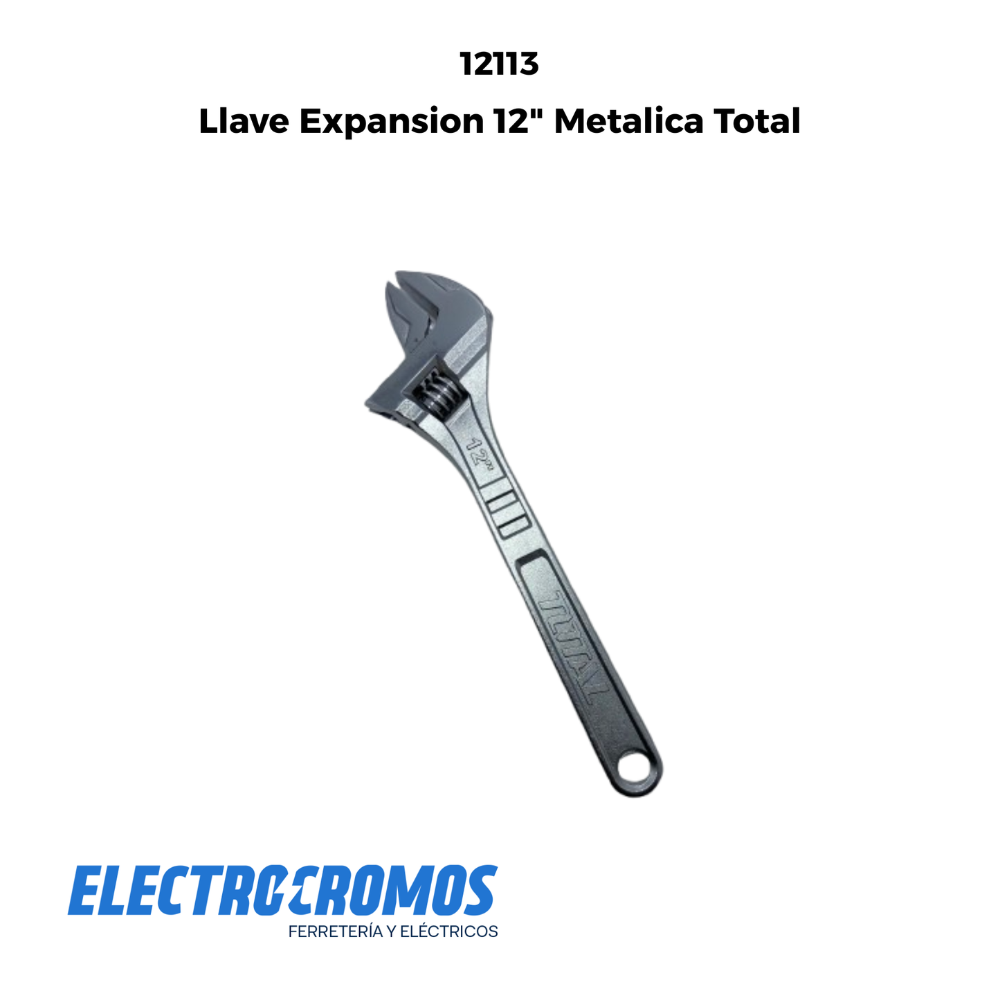 Llave Expansion 12" Metalica Total