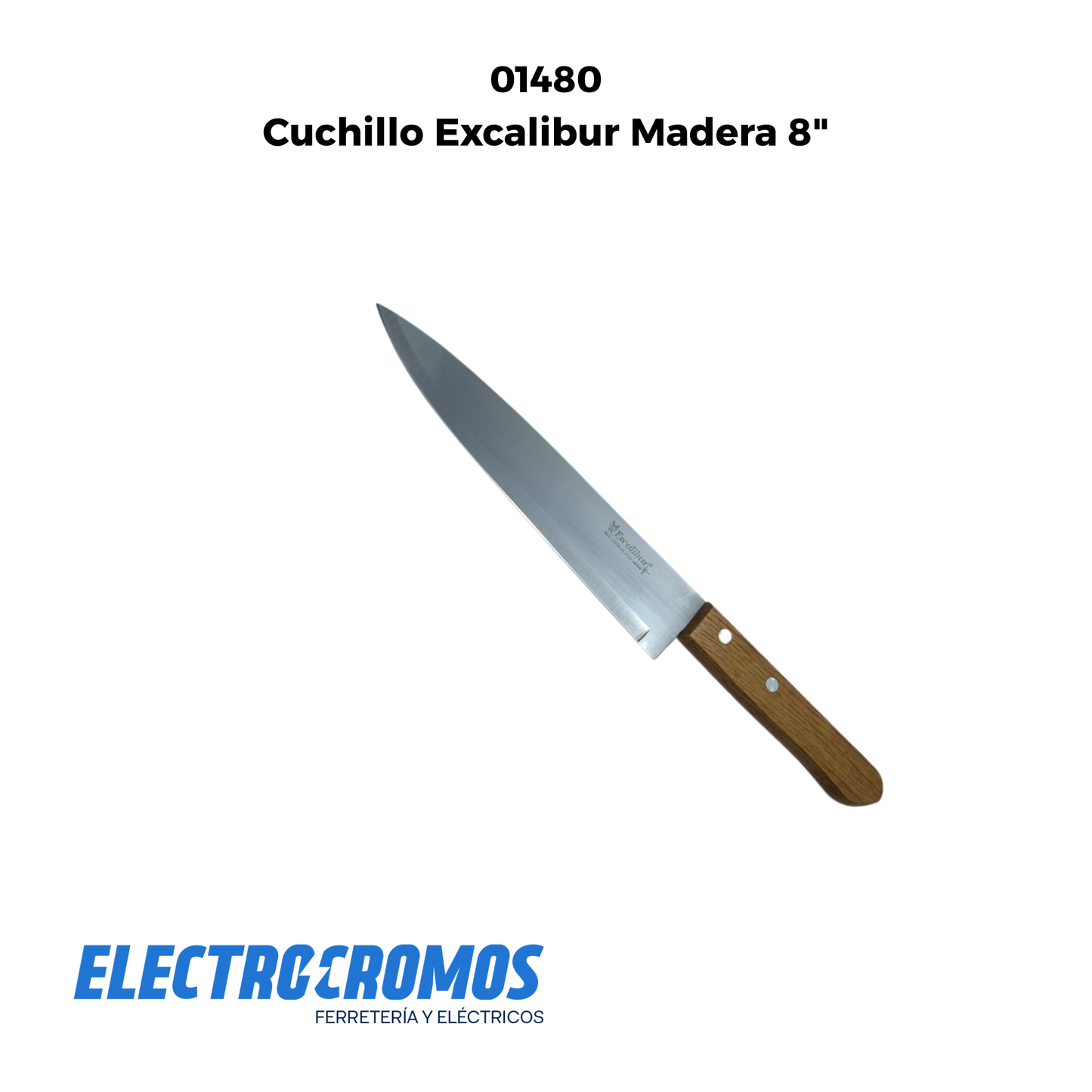 Cuchillo Excalibur Madera 8"