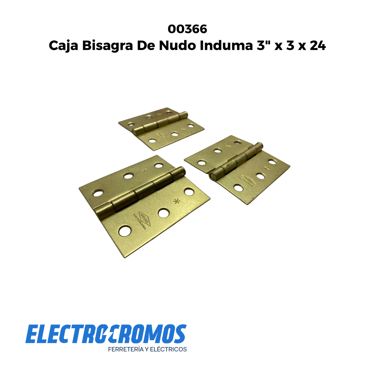 Caja Bisagra De Nudo Induma 3" x 3 x 24