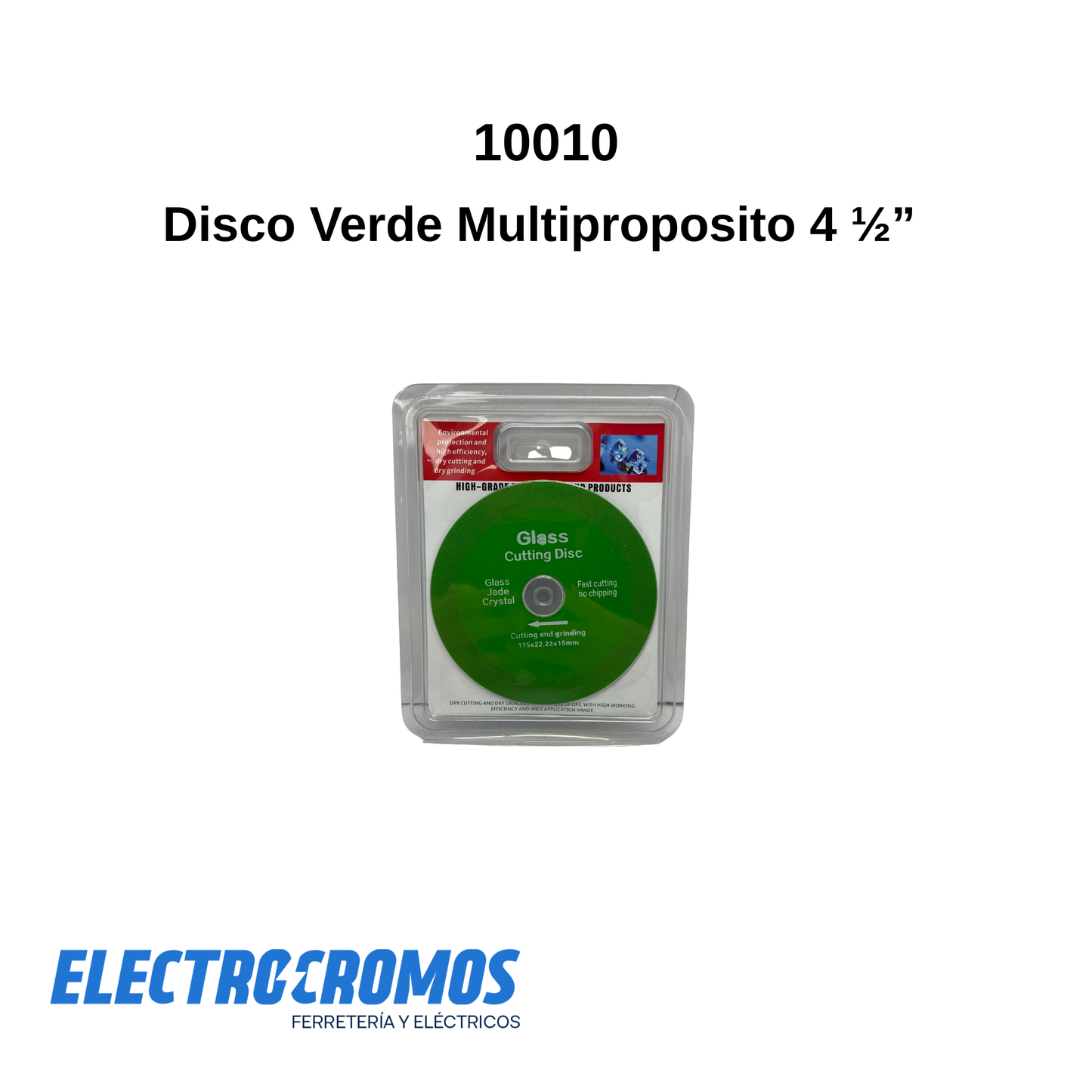 Disco Verde Multiproposito 4 1/2"