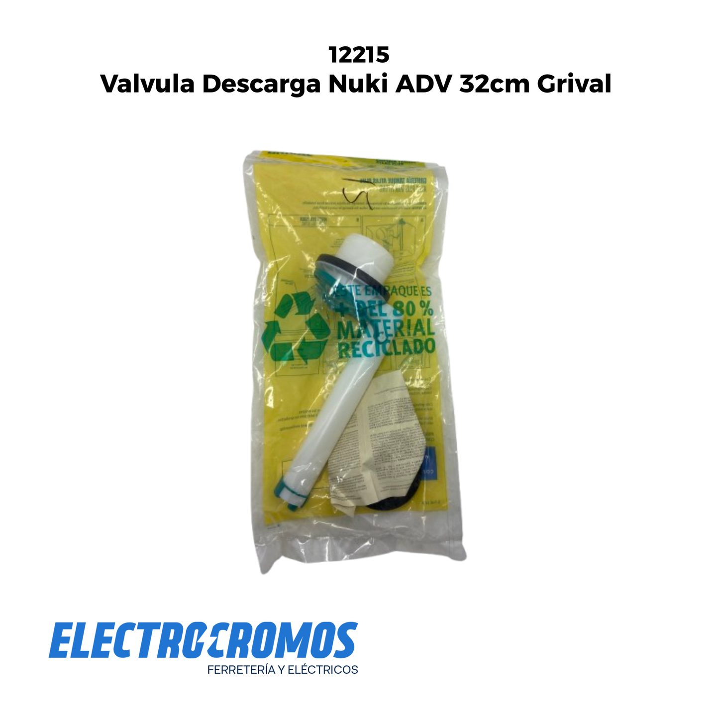Valvula Descarga Nuki ADV 32cm Grival