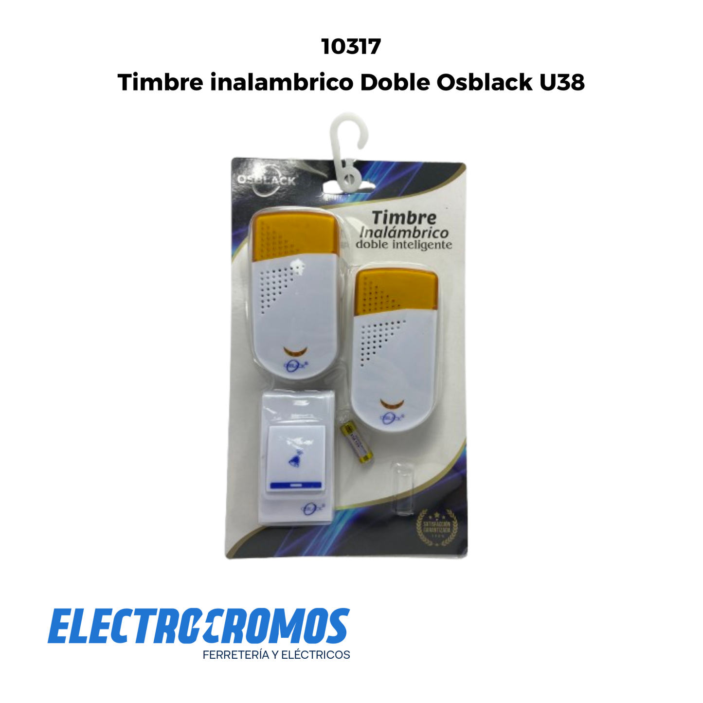 Timbre inalambrico Doble Osblack U38