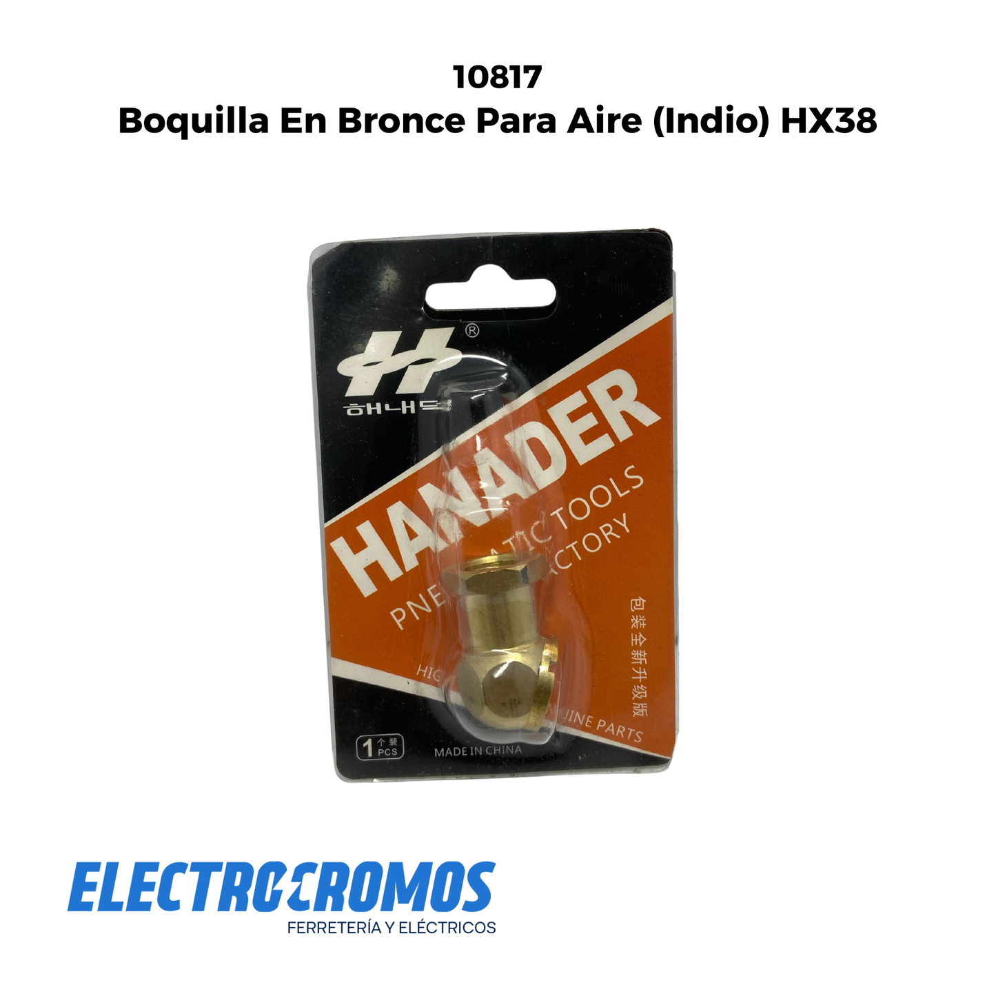 Boquilla En Bronce Para Aire (Indio) HX38