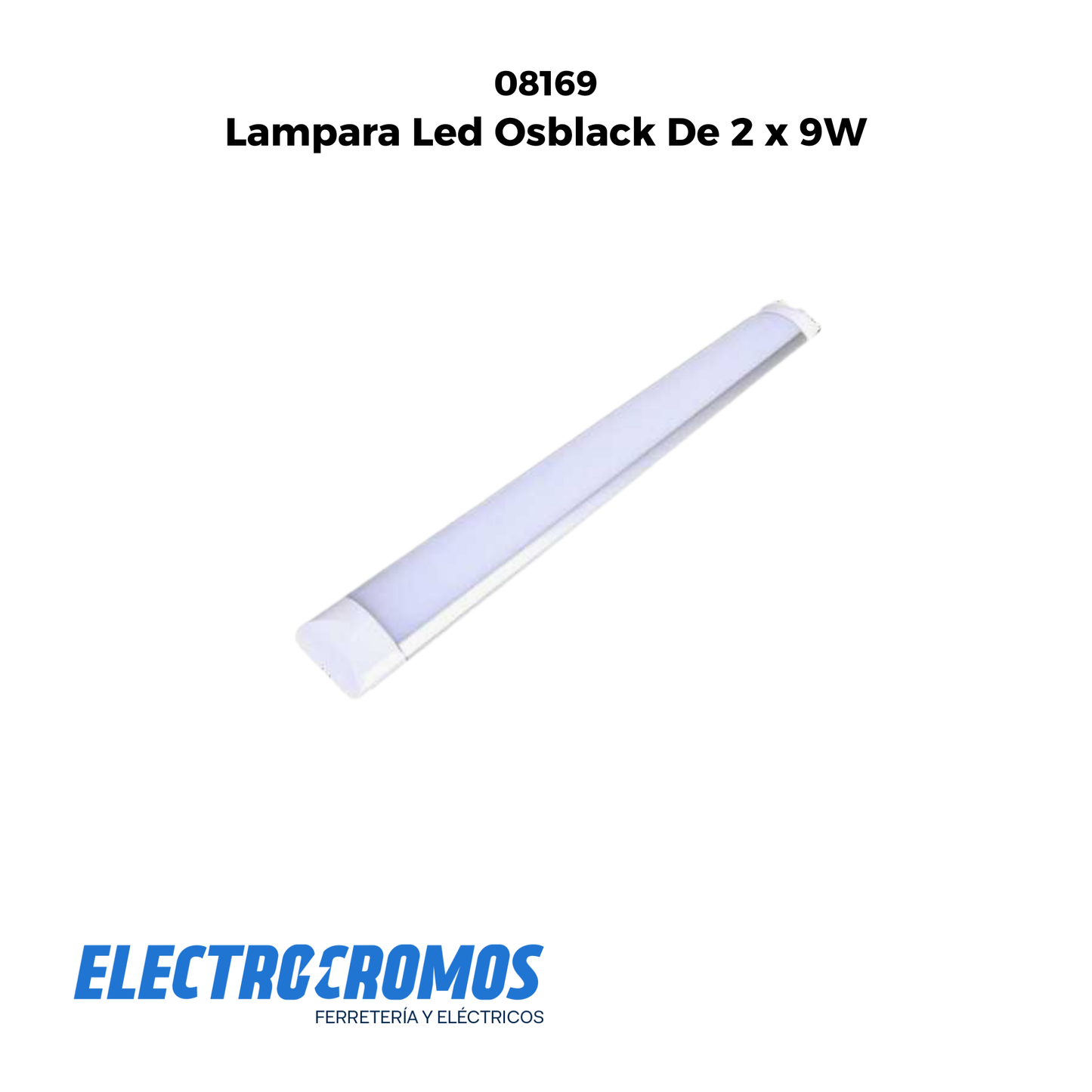 Lampara Led Osblack De 2 x 9W