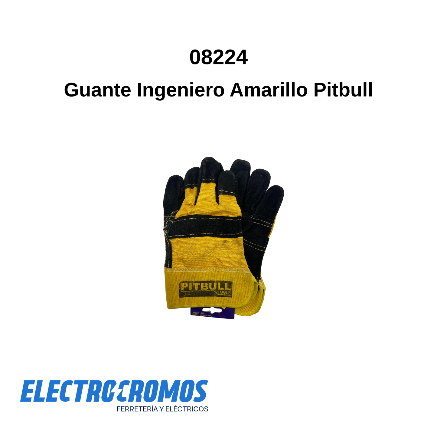Guante Ingeniero Amarillo Pitbull