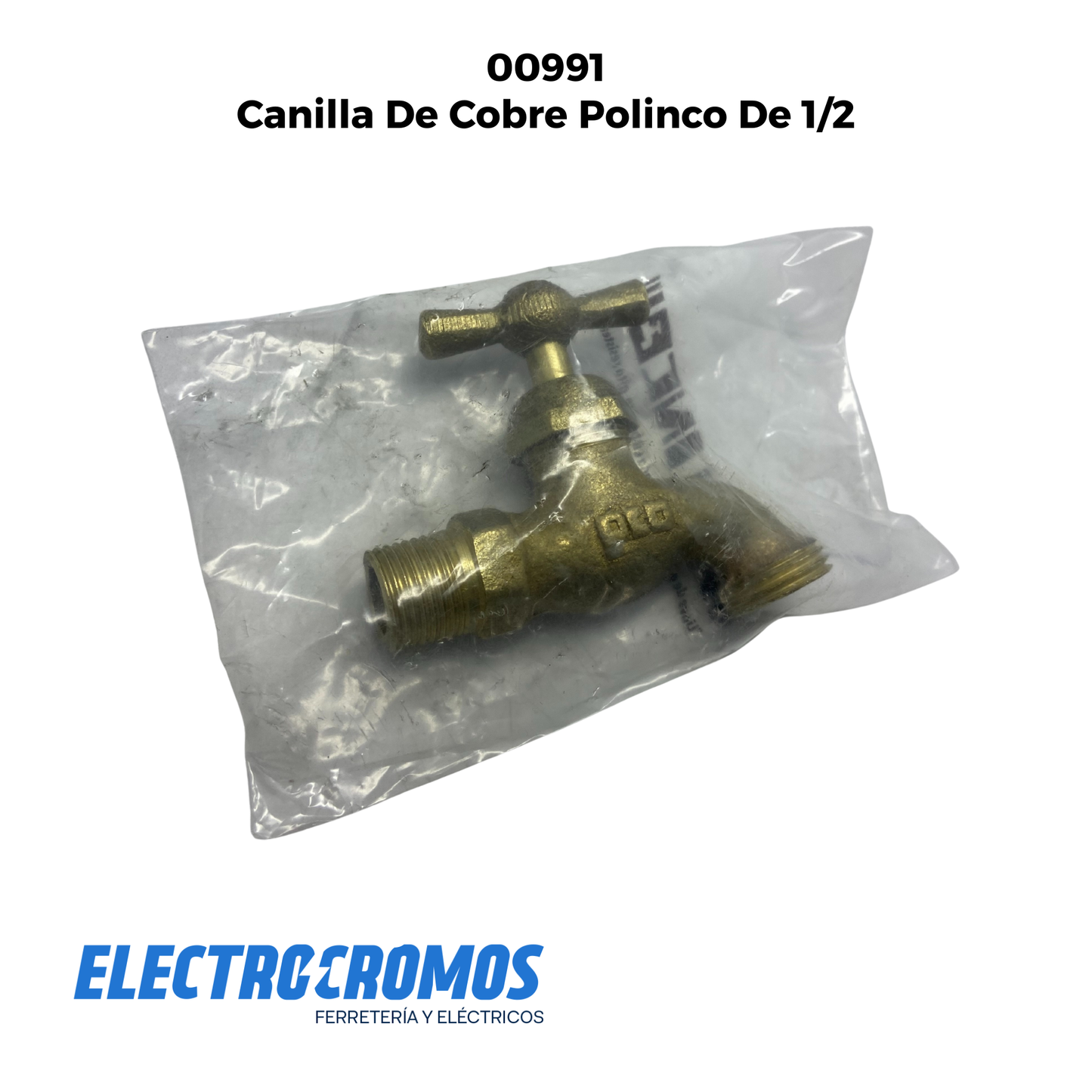Canilla De Cobre Polinco De 1/2