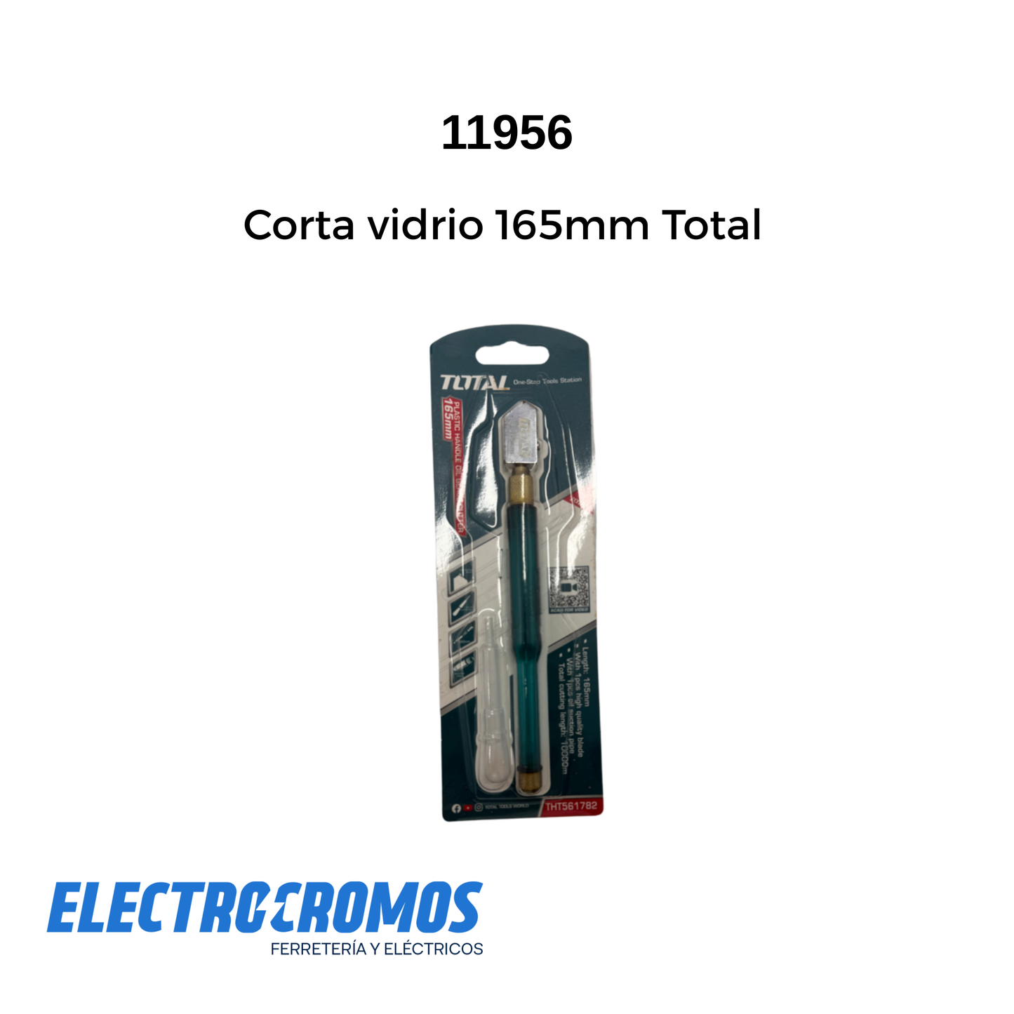 Corta vidrio 165mm Total