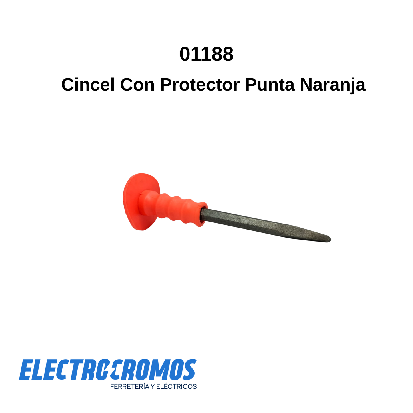 Cincel Con Protector Punta Naranja F0613