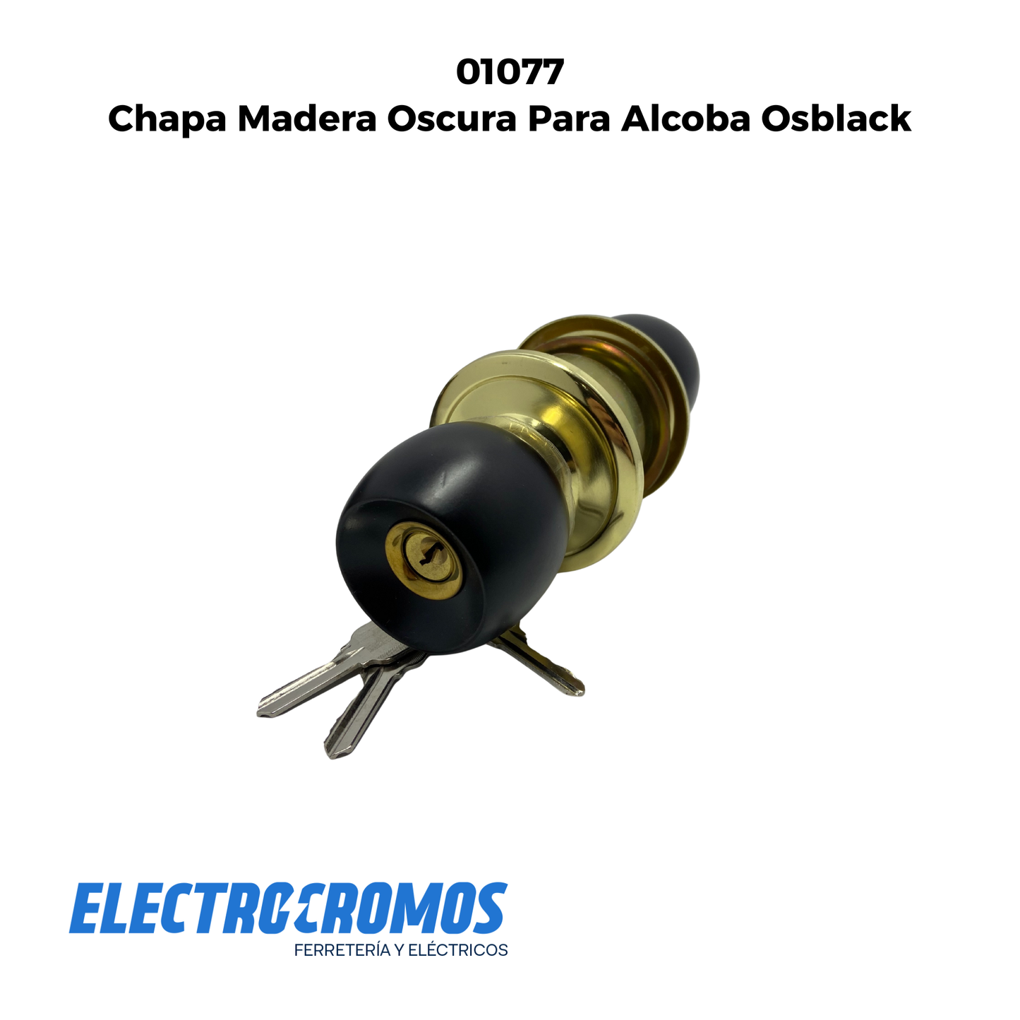 Chapa Madera Oscura Para Alcoba Osblack