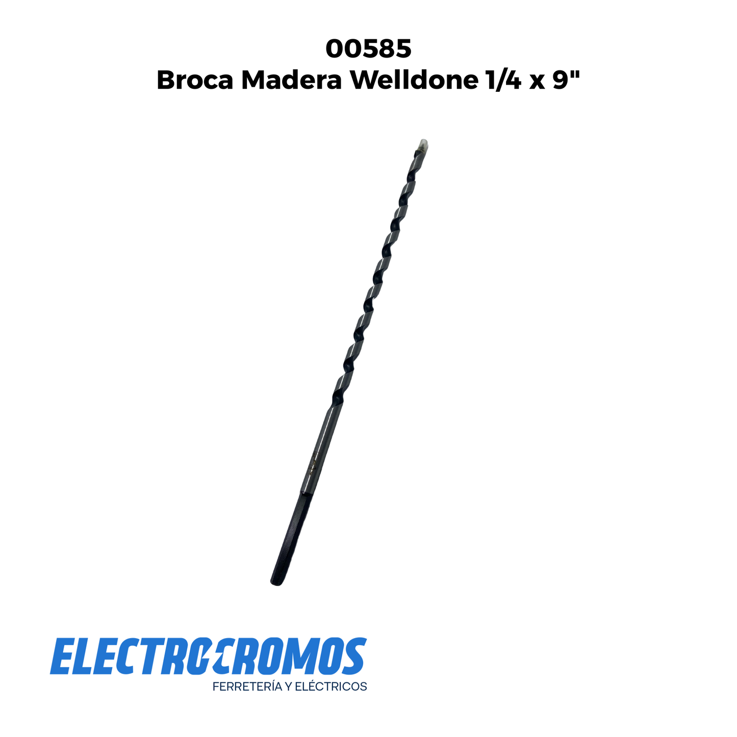 Broca Madera Welldone 1/4 x 9"