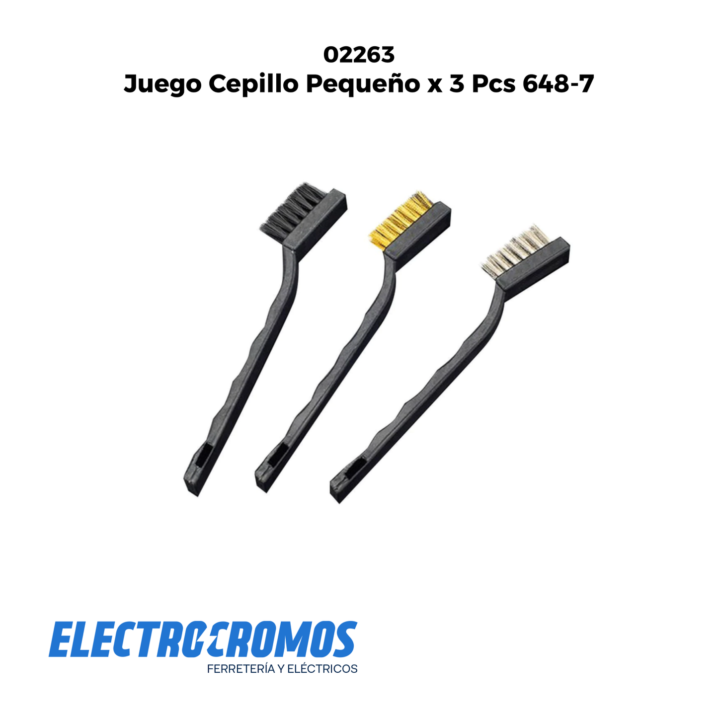 Juego Cepillo Pequeño x 3 Pcs 648-7