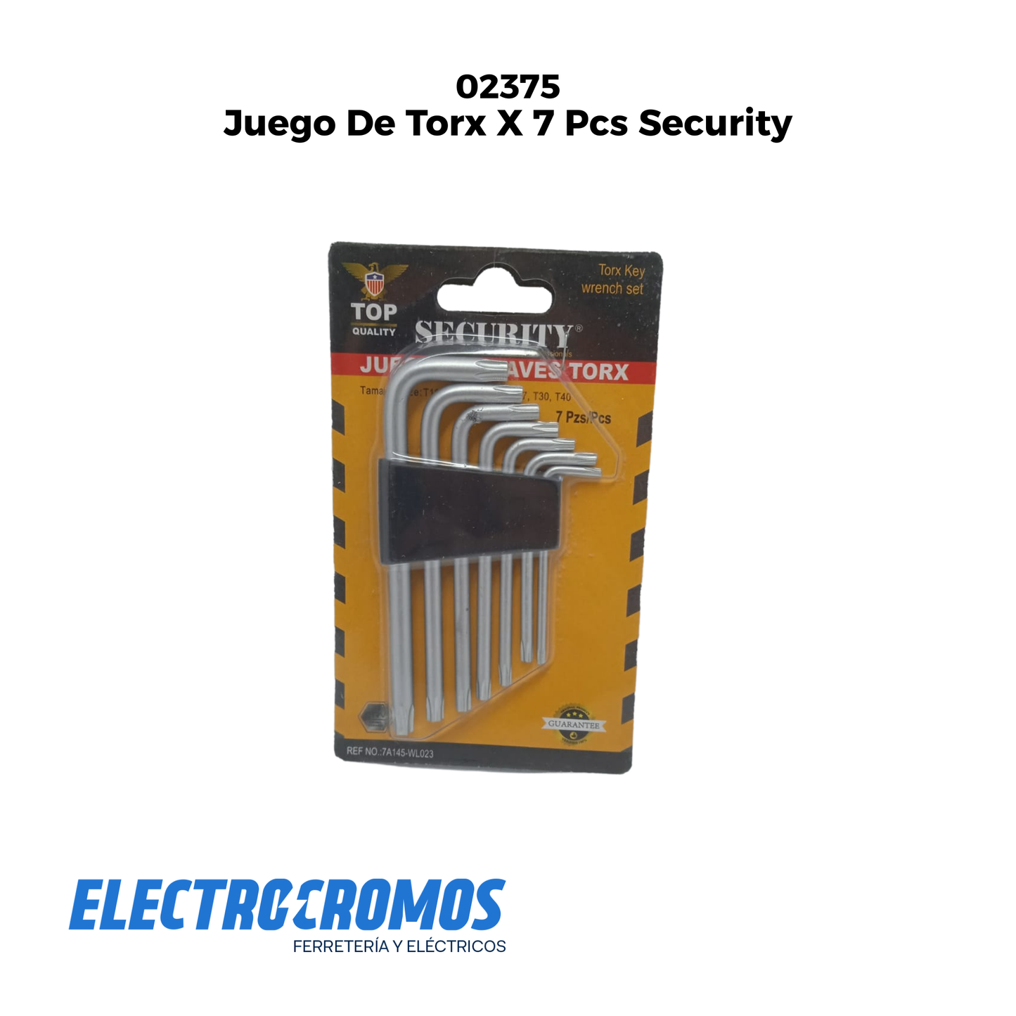 Juego De Torx X 7 Pcs Security