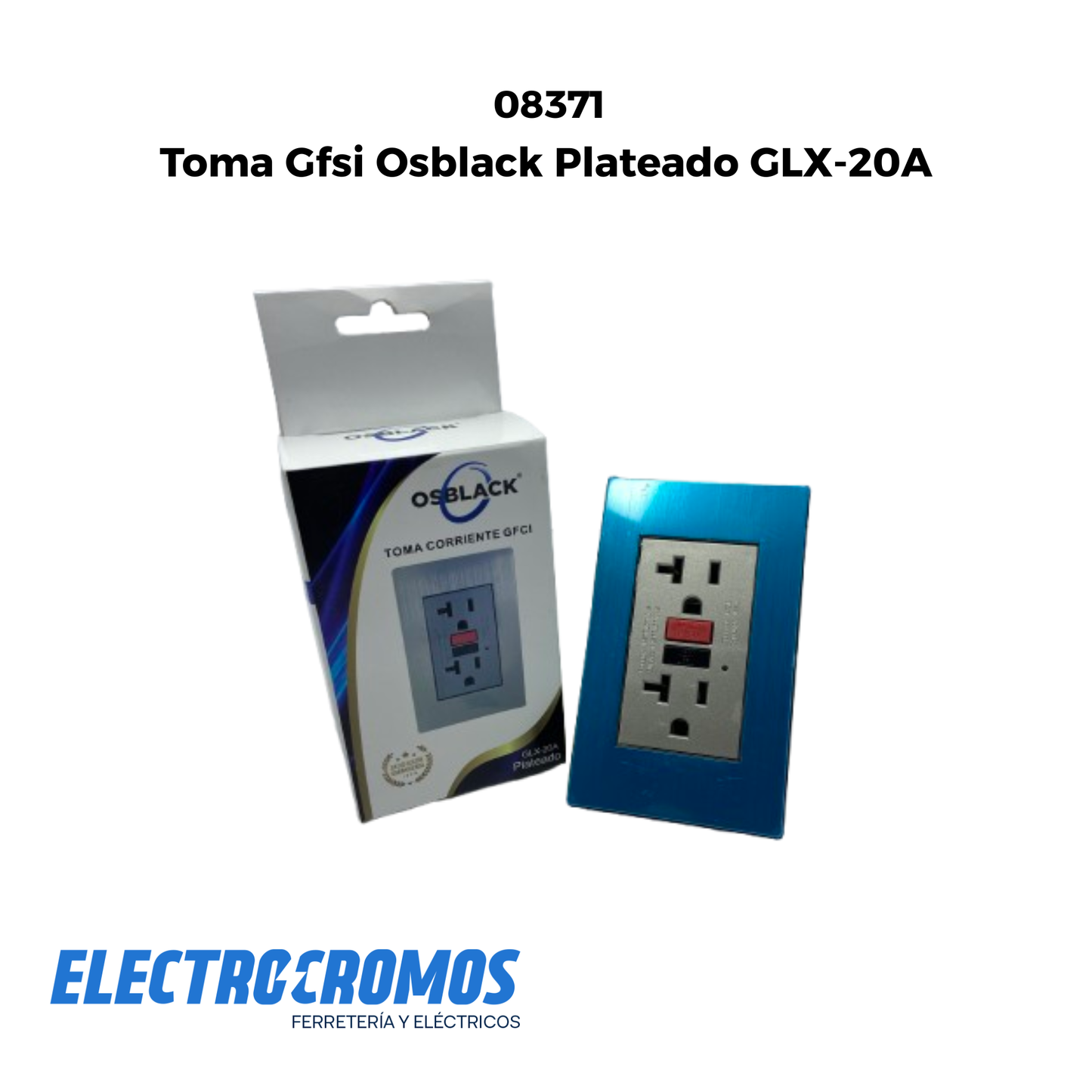 Toma Gfsi Osblack Plateado GLX-20A