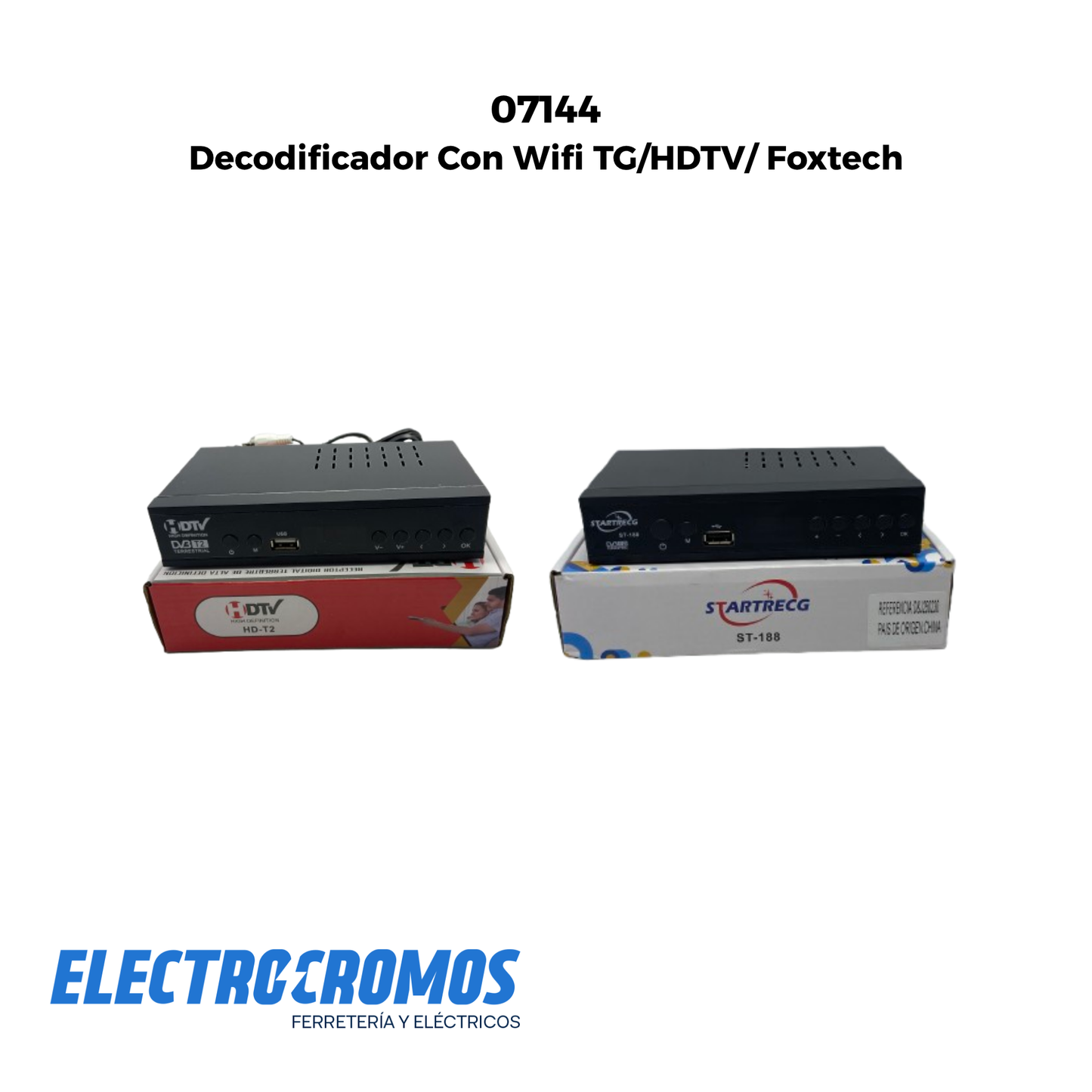 Decodificador Con Wifi TG/HDTV/ Foxtech