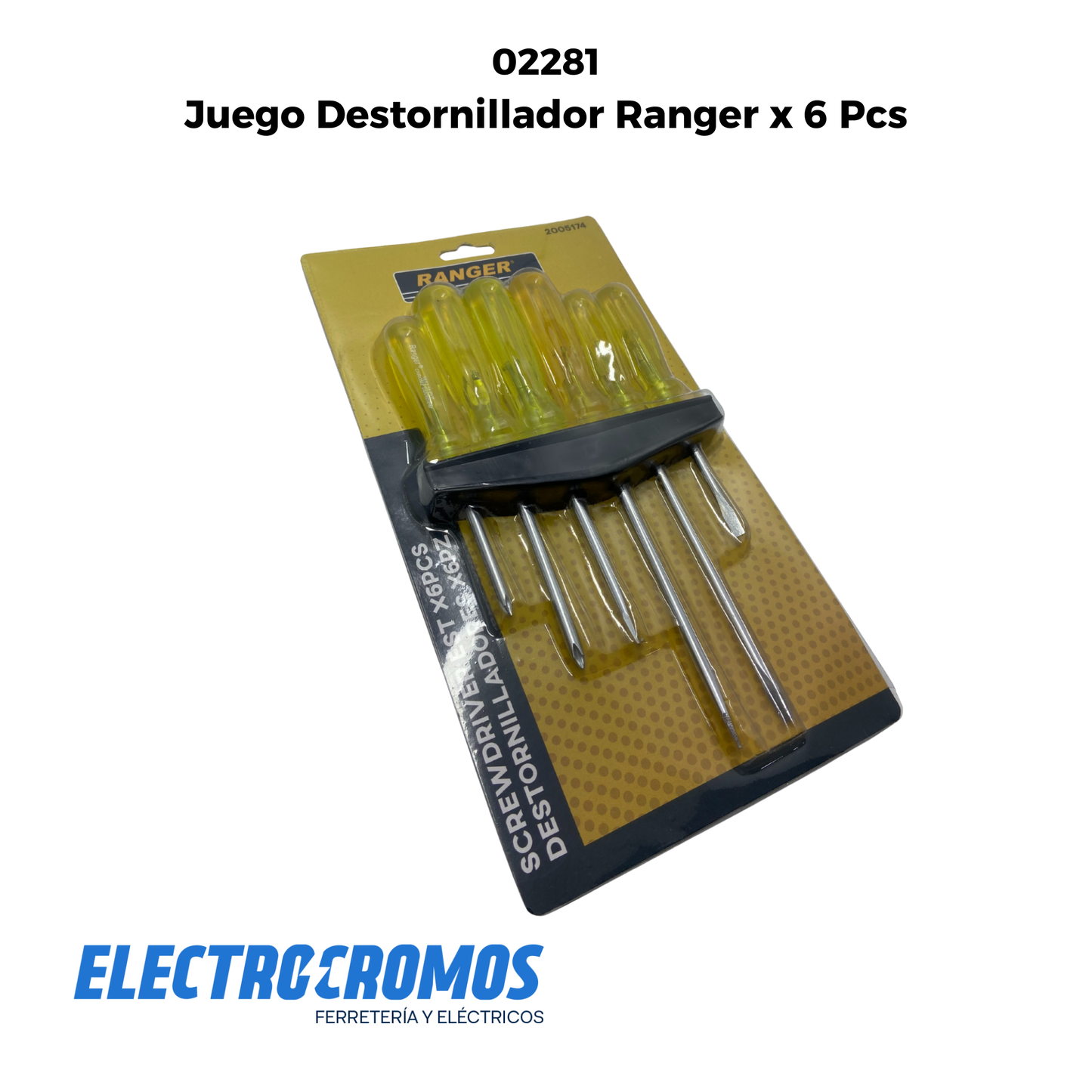 Juego Destornillador Ranger x 6 Pcs