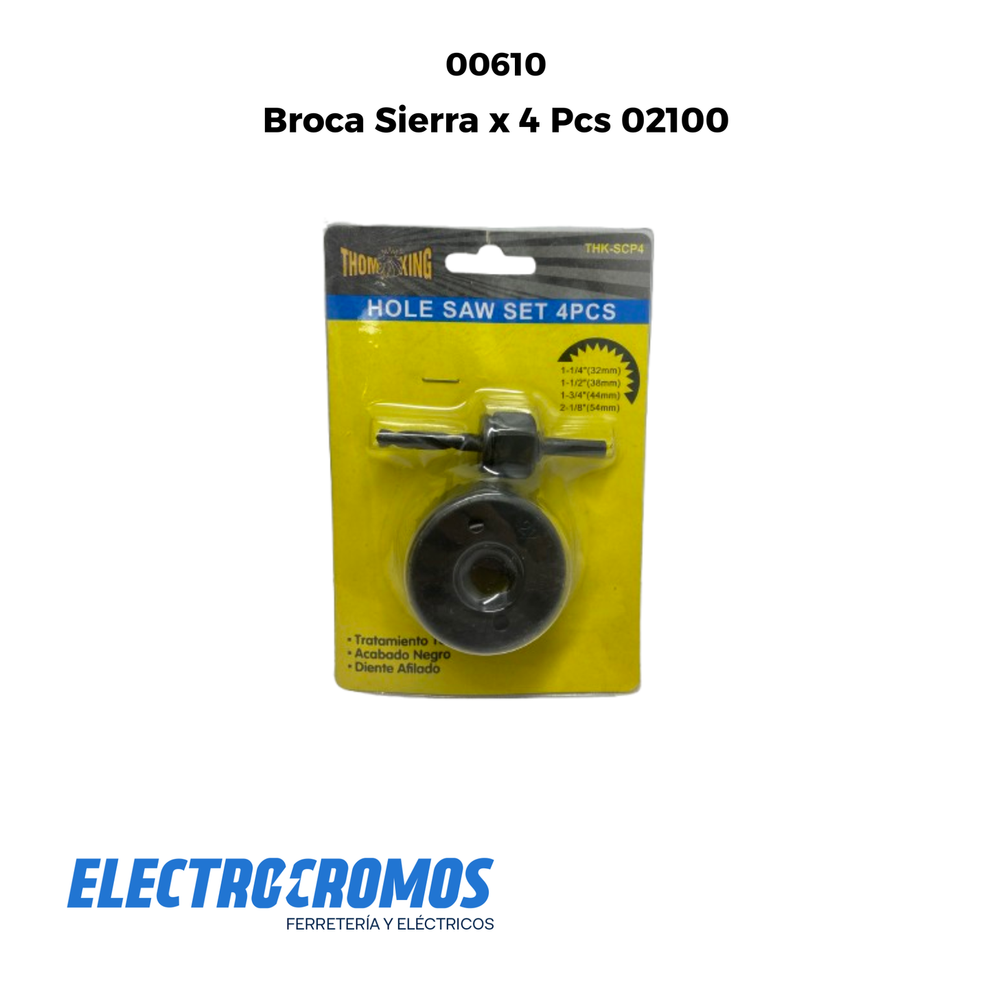 Broca Sierra x 4 Pcs 02100