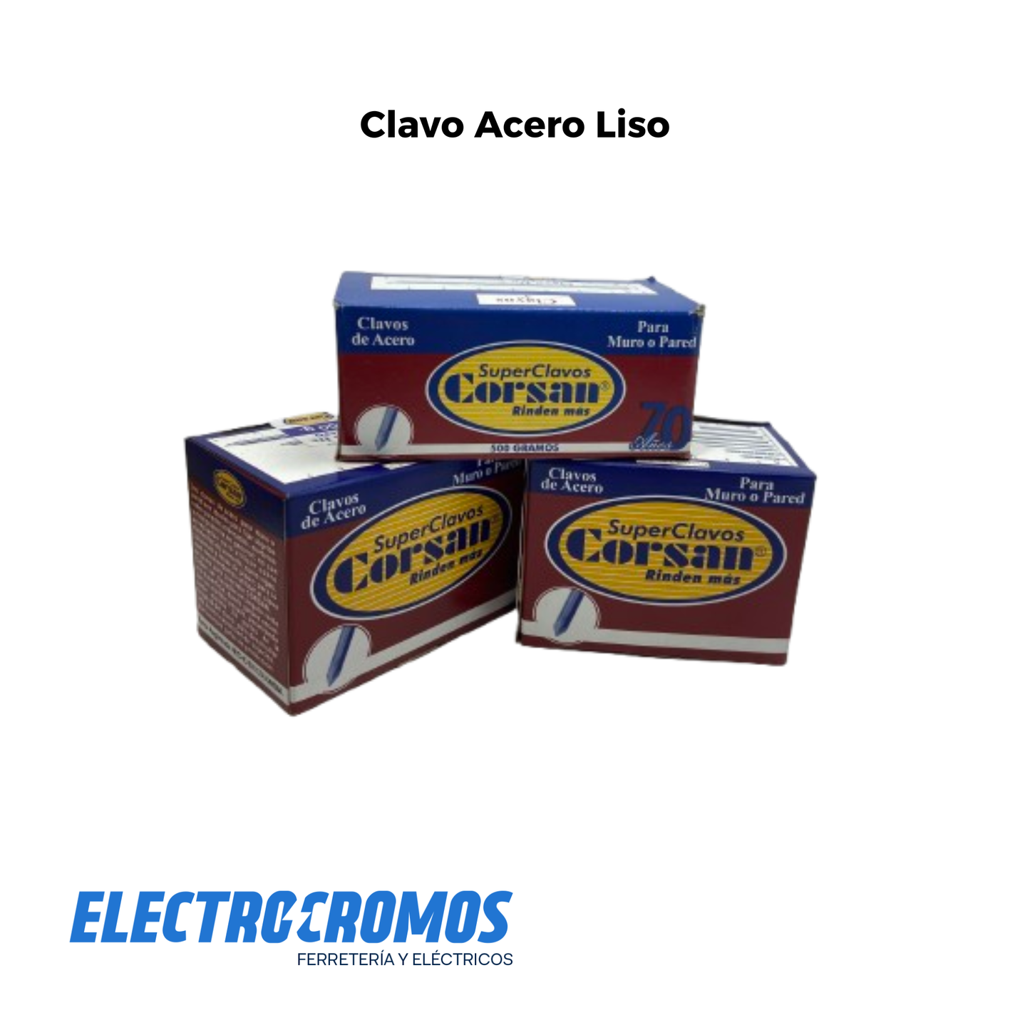 Libra Clavo Acero Liso