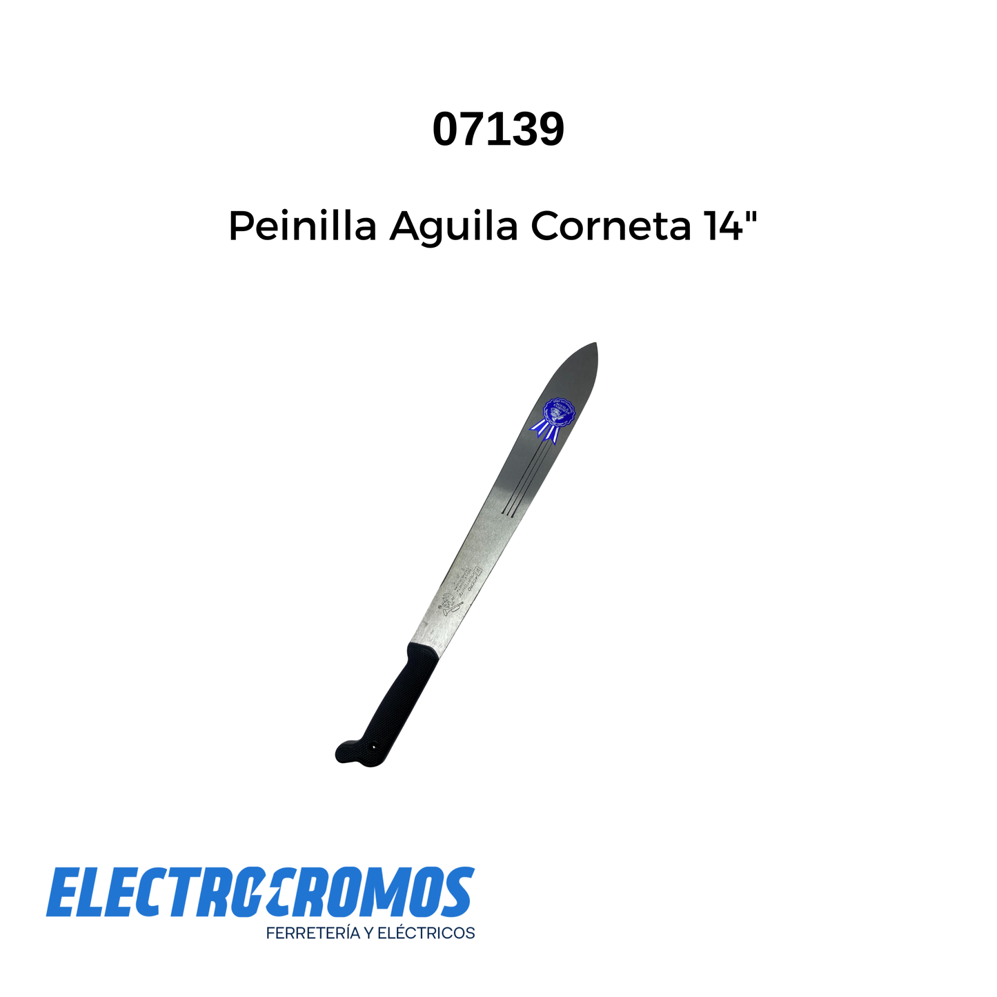 Peinilla Aguila Corneta 14" Niquel 66 AC"