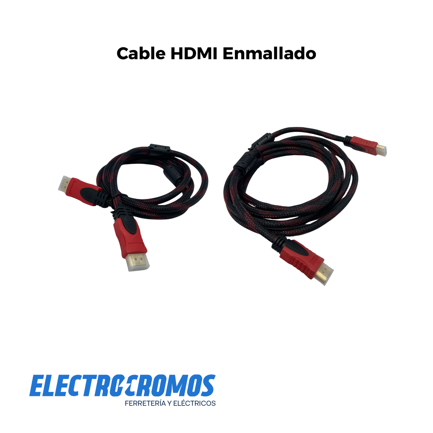 Cable HDMI Enmallado 3 Mts HDMI-3M