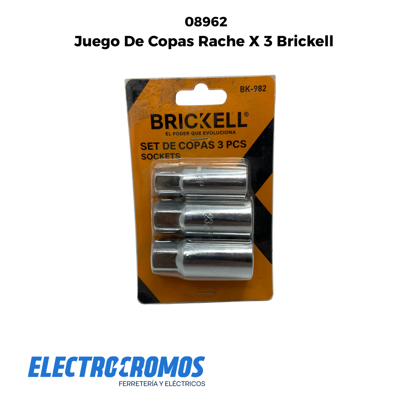 Juego De Copas Rache X 3 Brickell BK-982