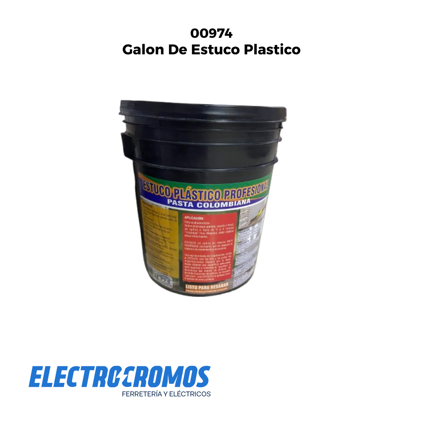 Galon De Estuco Plastico