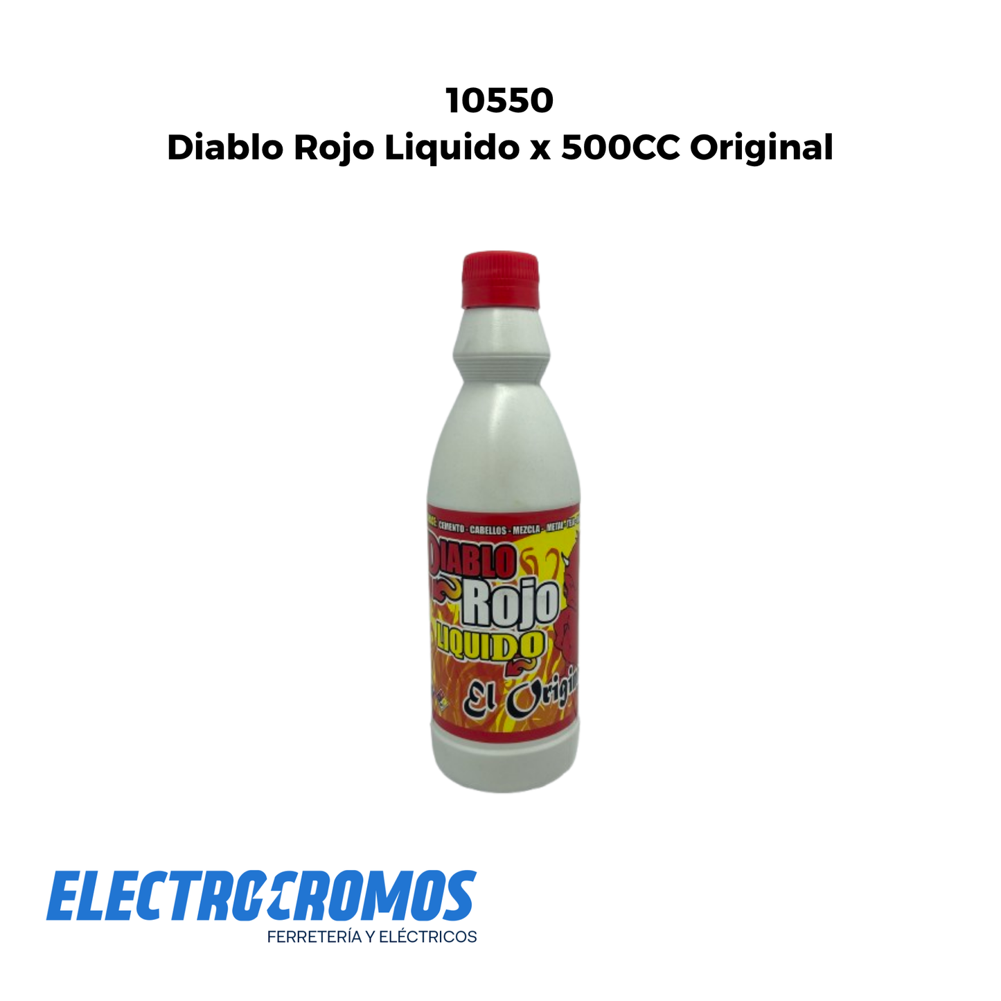 Diablo Rojo Liquido x 500CC Original