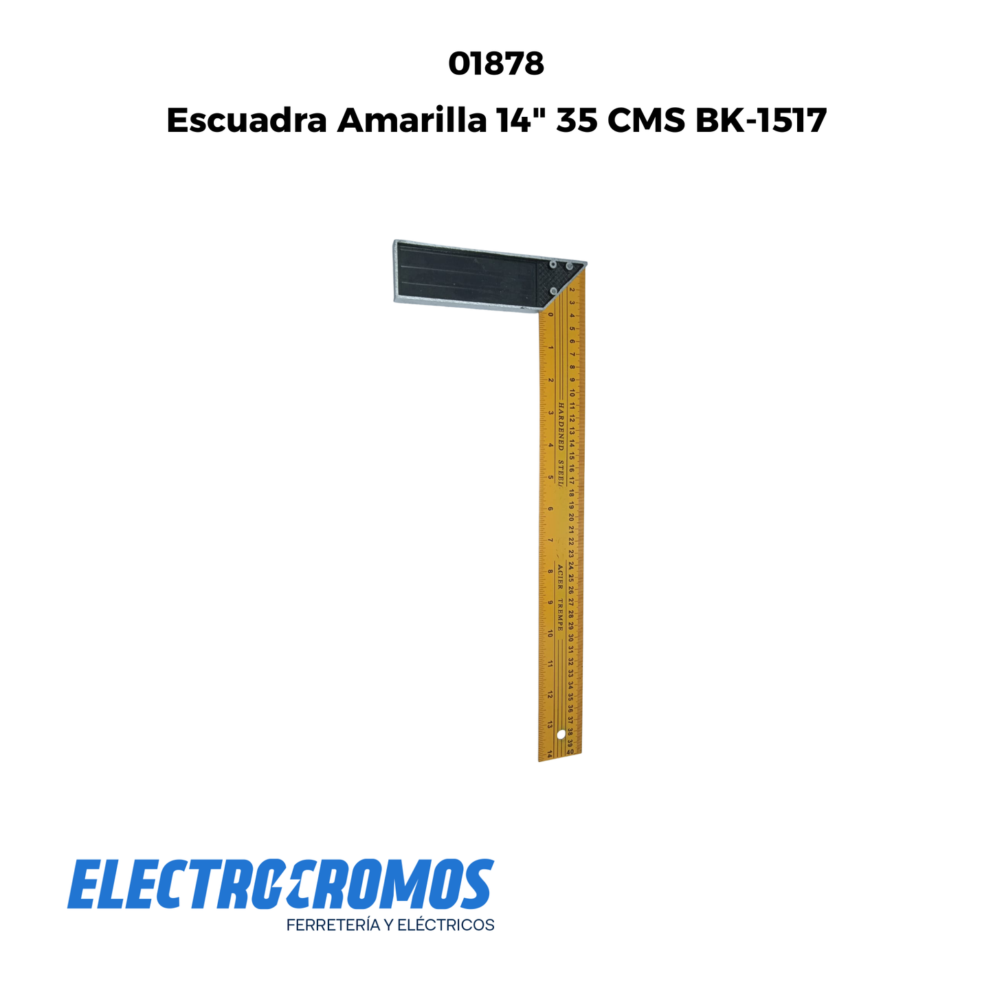 Escuadra Amarilla 14" 35 CMS BK-1517
