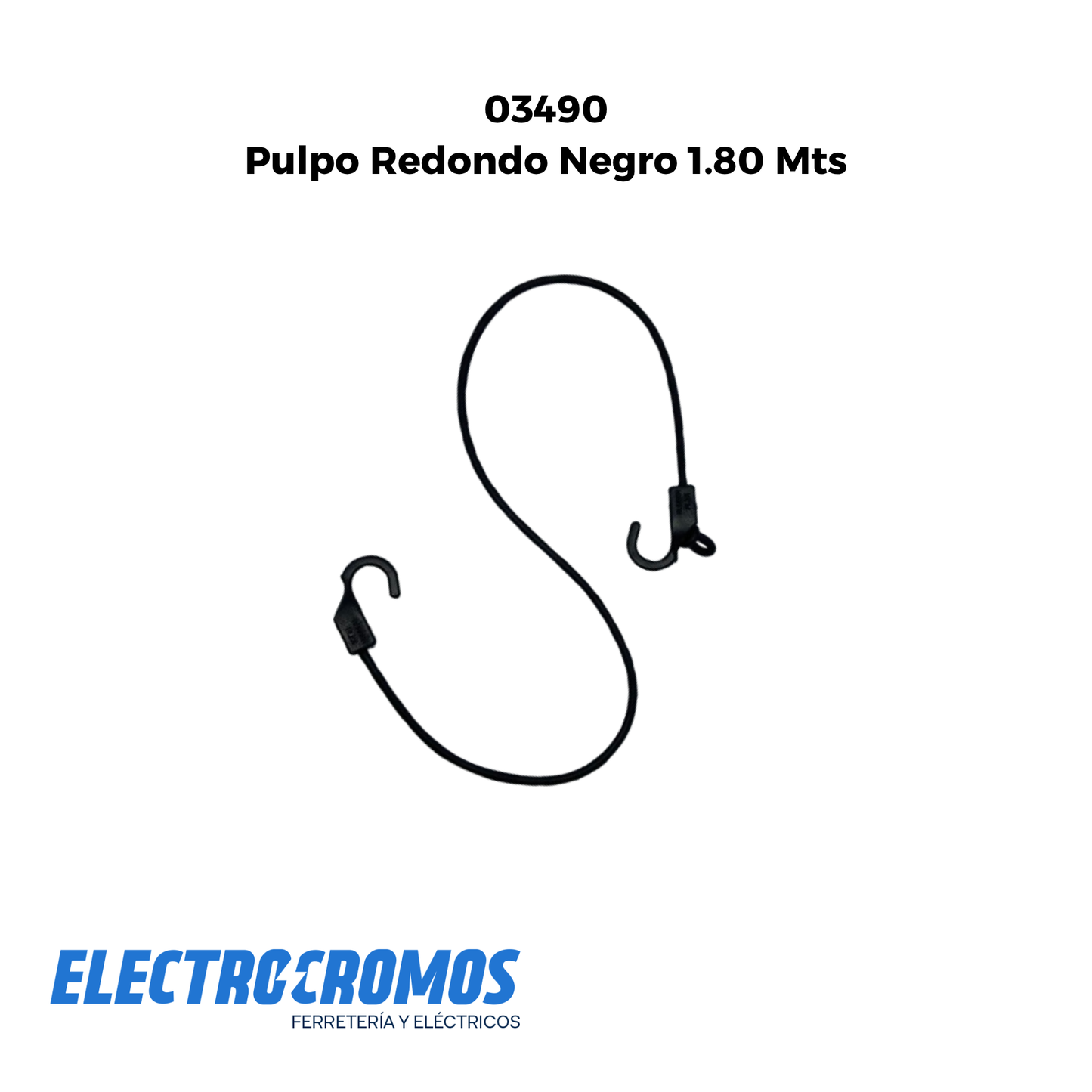 Pulpo Redondo Negro 1.80 Mts