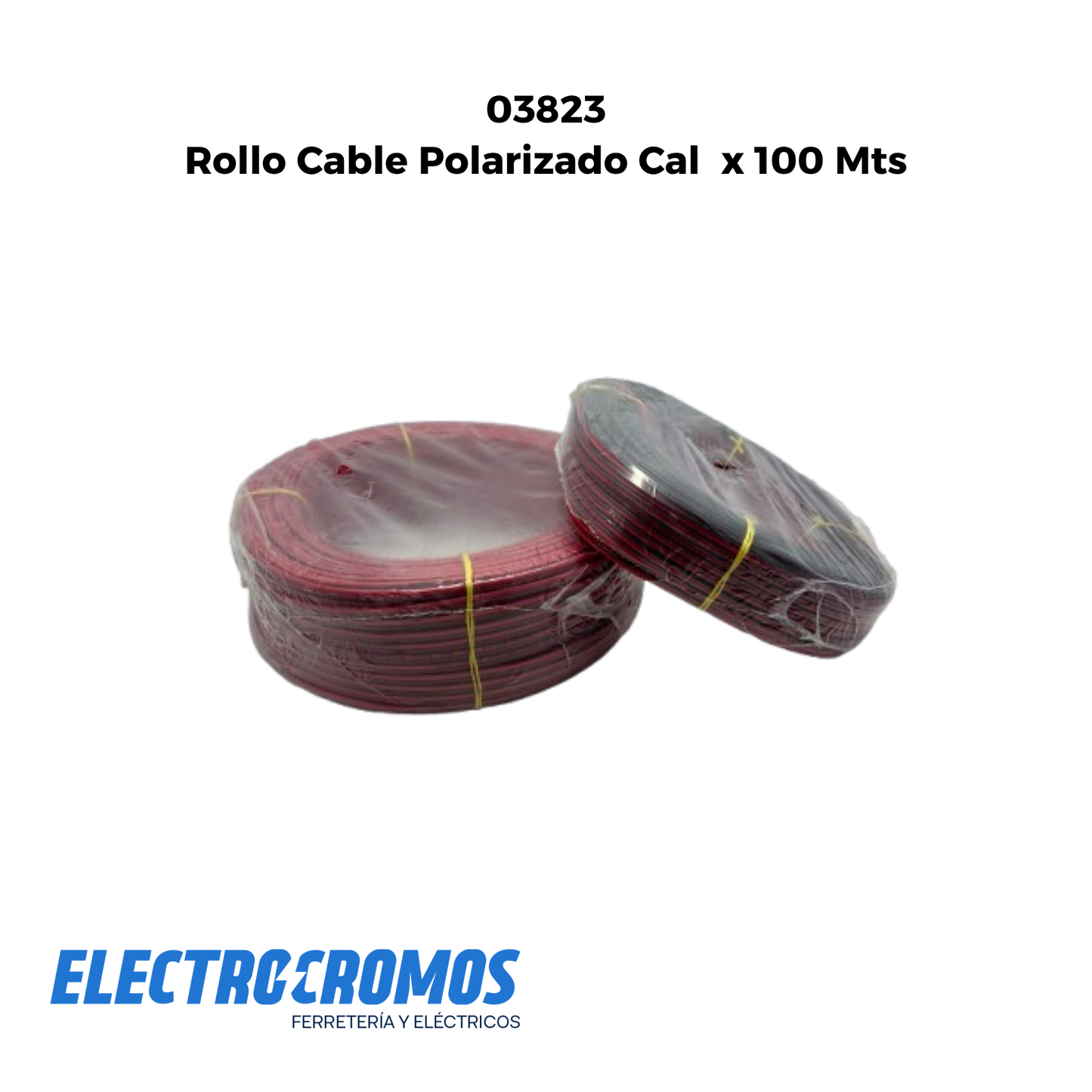 Rollo Cable Polarizado Cal x 100 Mts